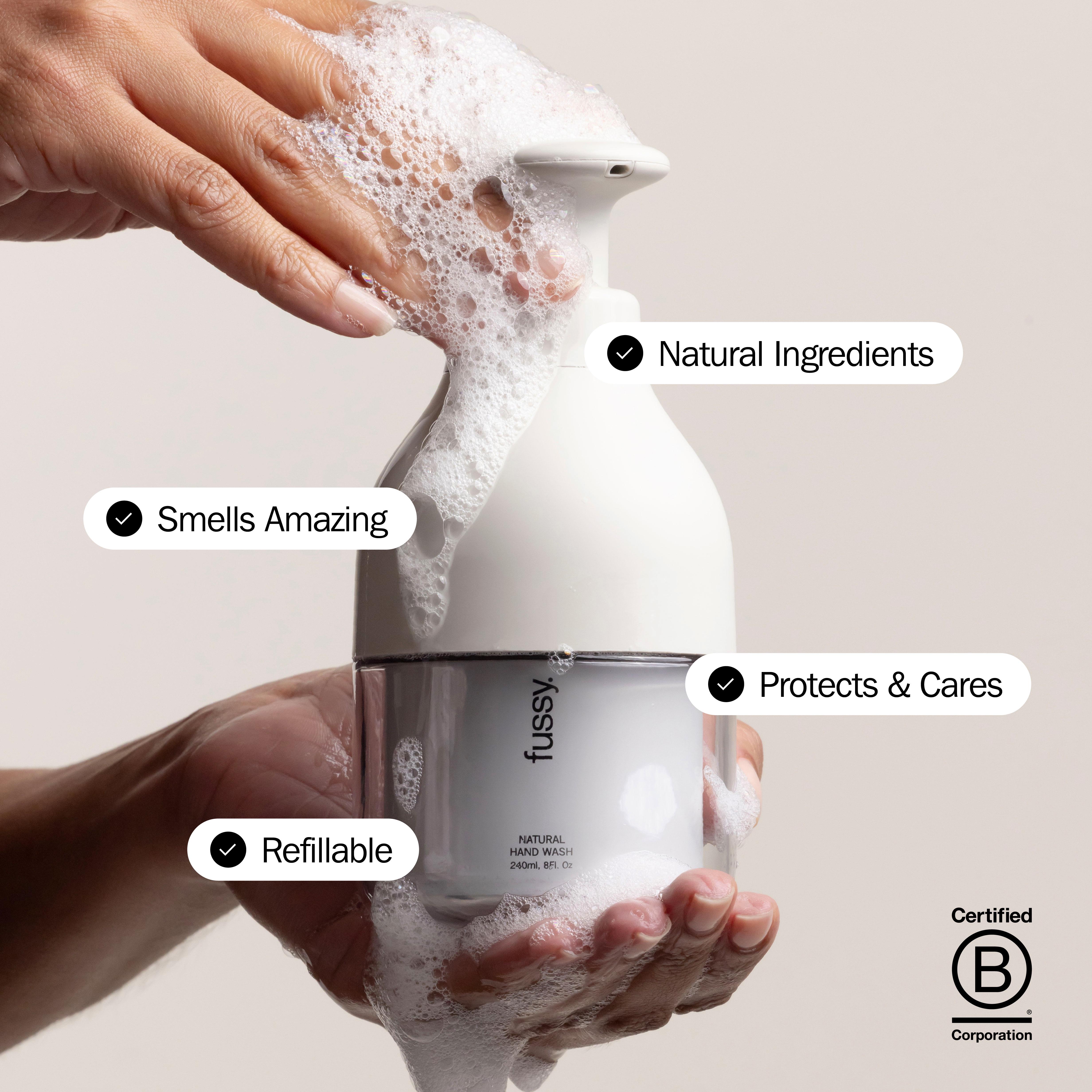 Fussy 240ml Coconut Milk Refillable Natural Hand Wash thumbnail 3