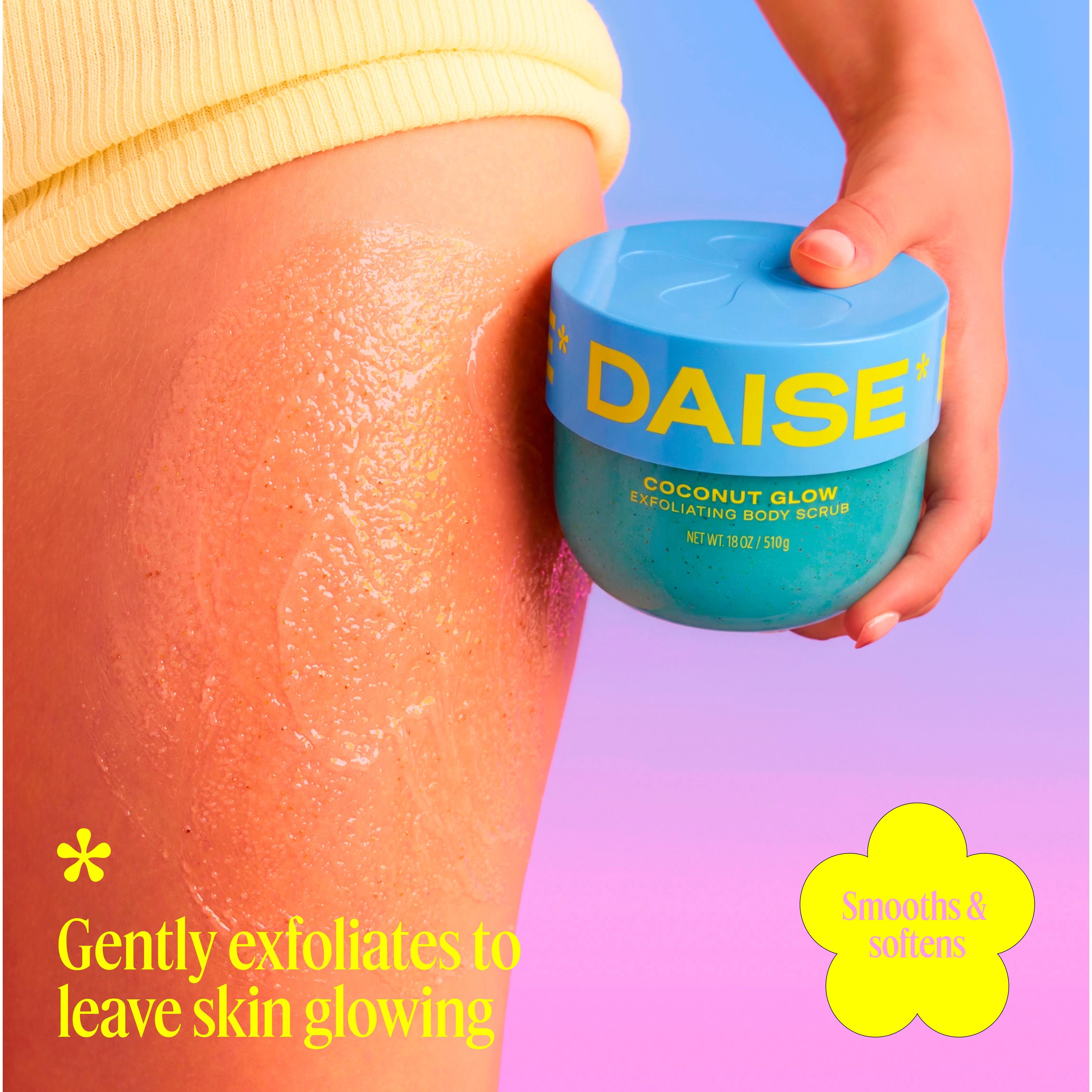 Daise 510g Coconut Glow Exfoliating Body Scrub thumbnail 3