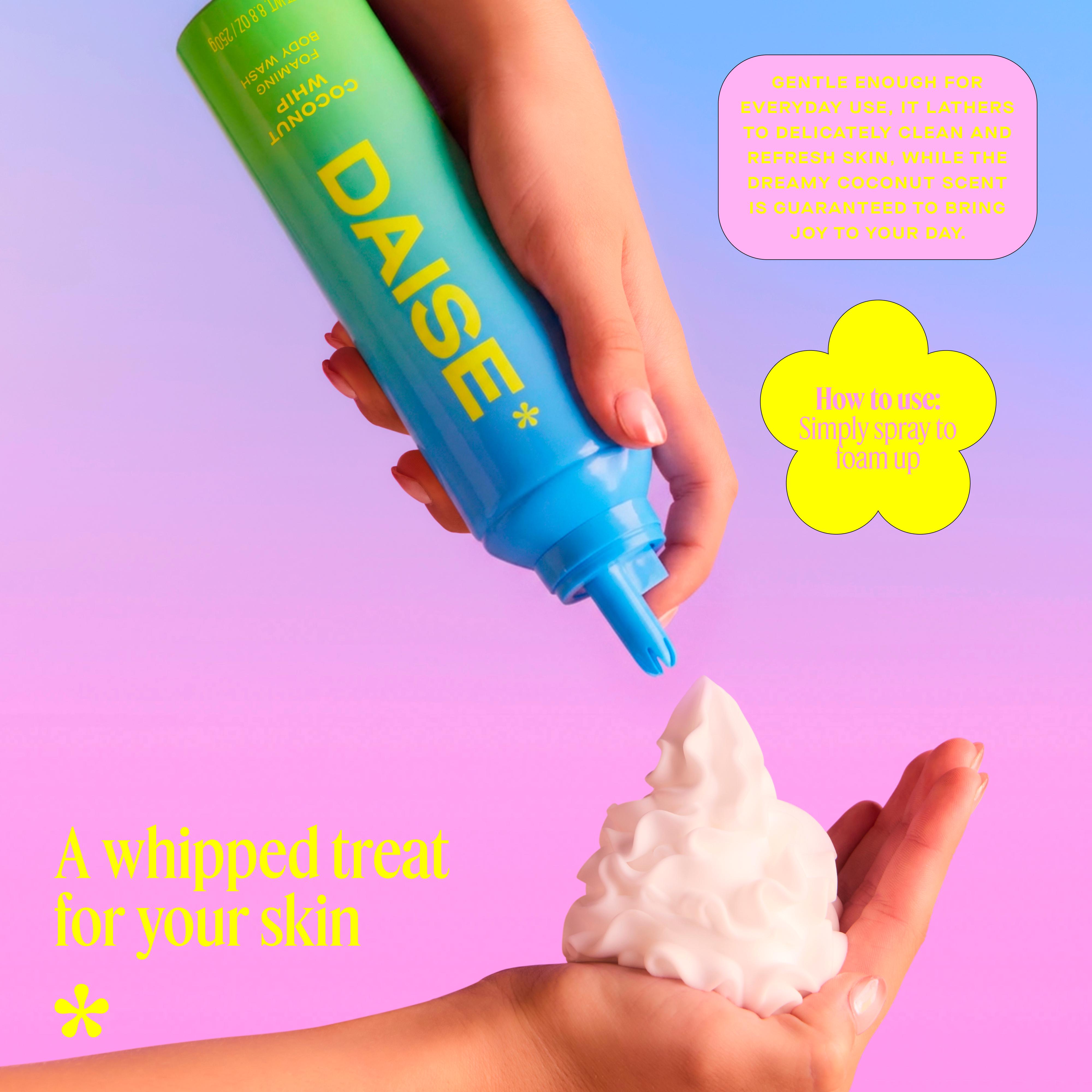 Daise 265ml Coconut Whip Foaming Body Wash thumbnail 3