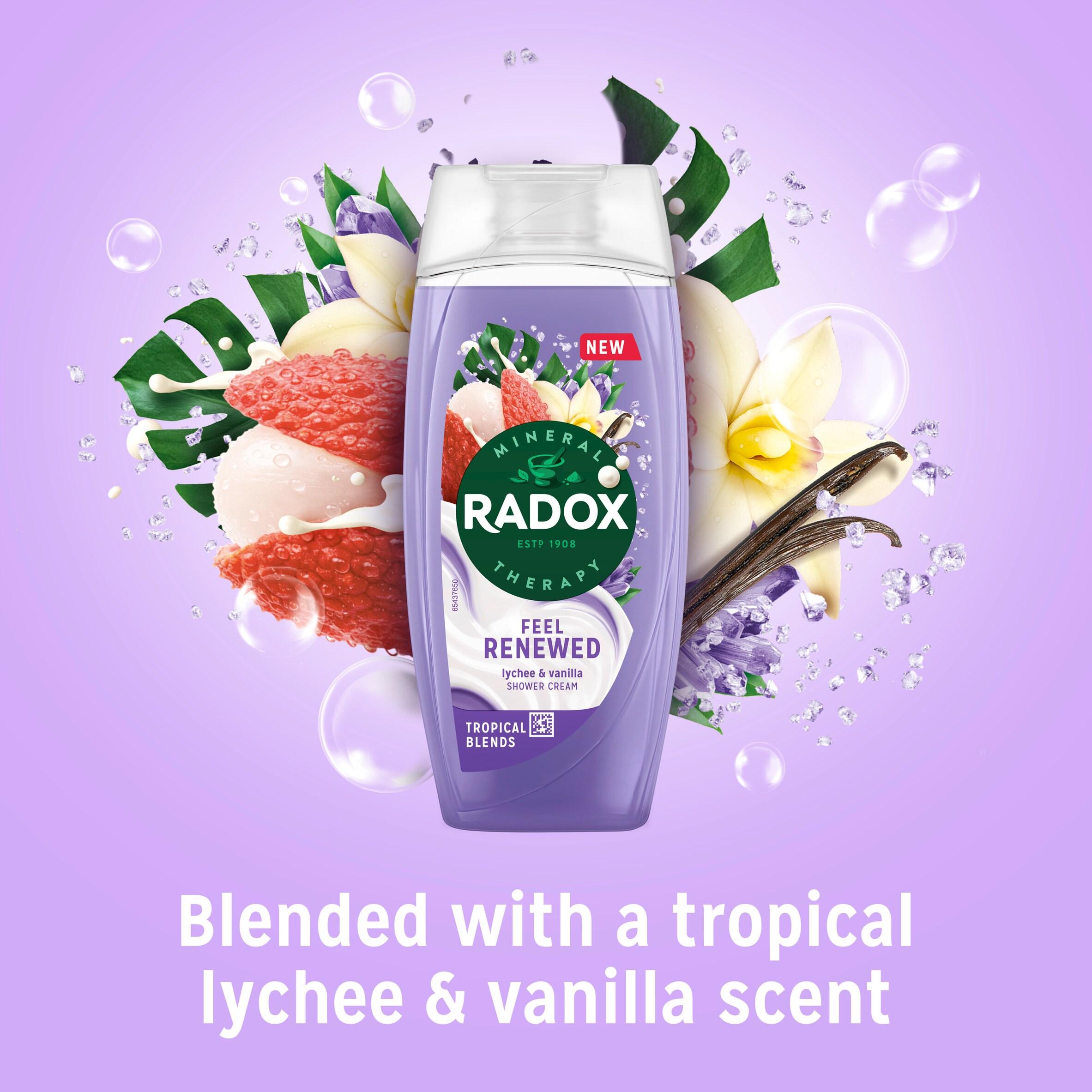 Radox 225ml Mineral Therapy Feel Renewed Shower Cream thumbnail 2