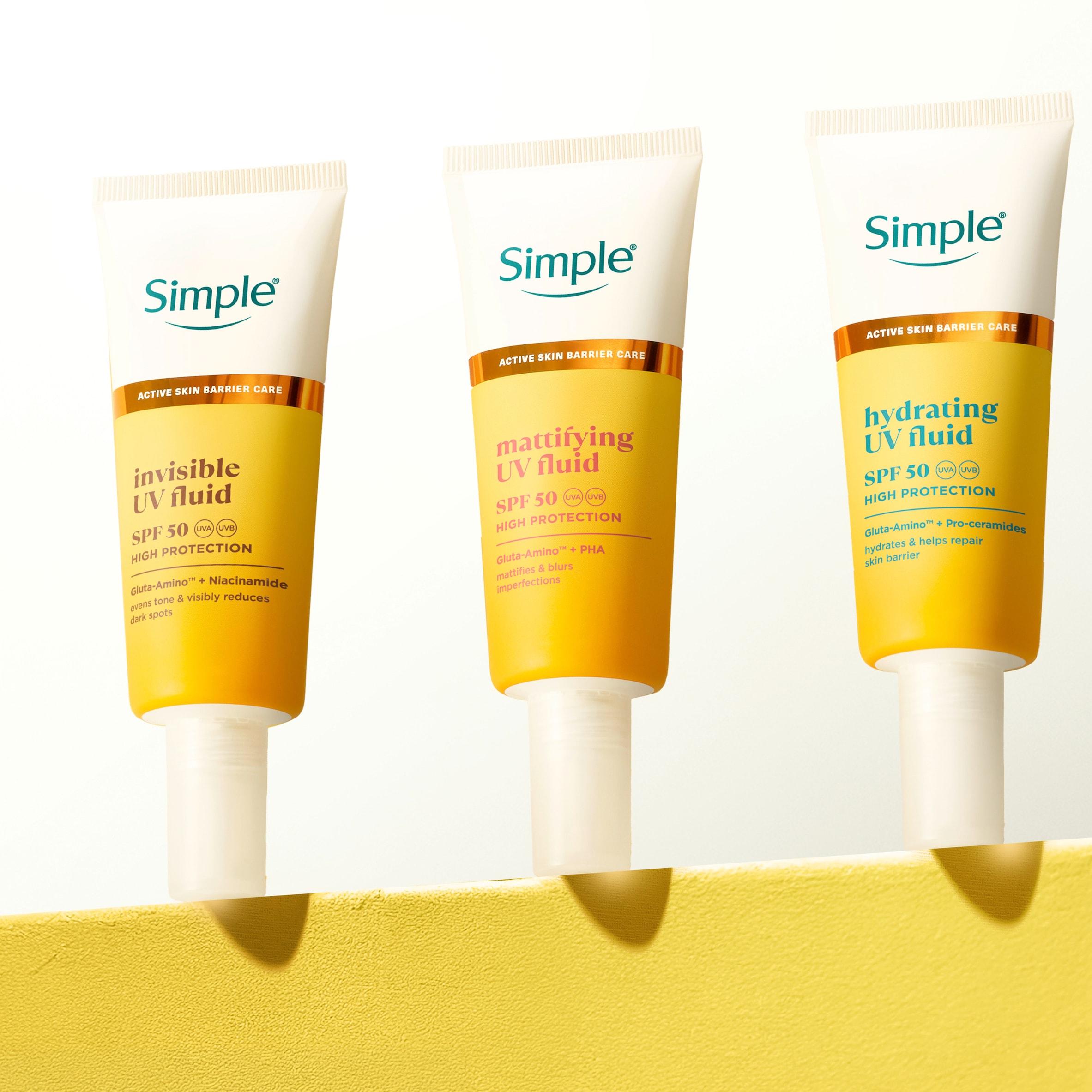 Simple 40ml Mattifying UV Fluid with SPF 50 Sun Protection thumbnail 5