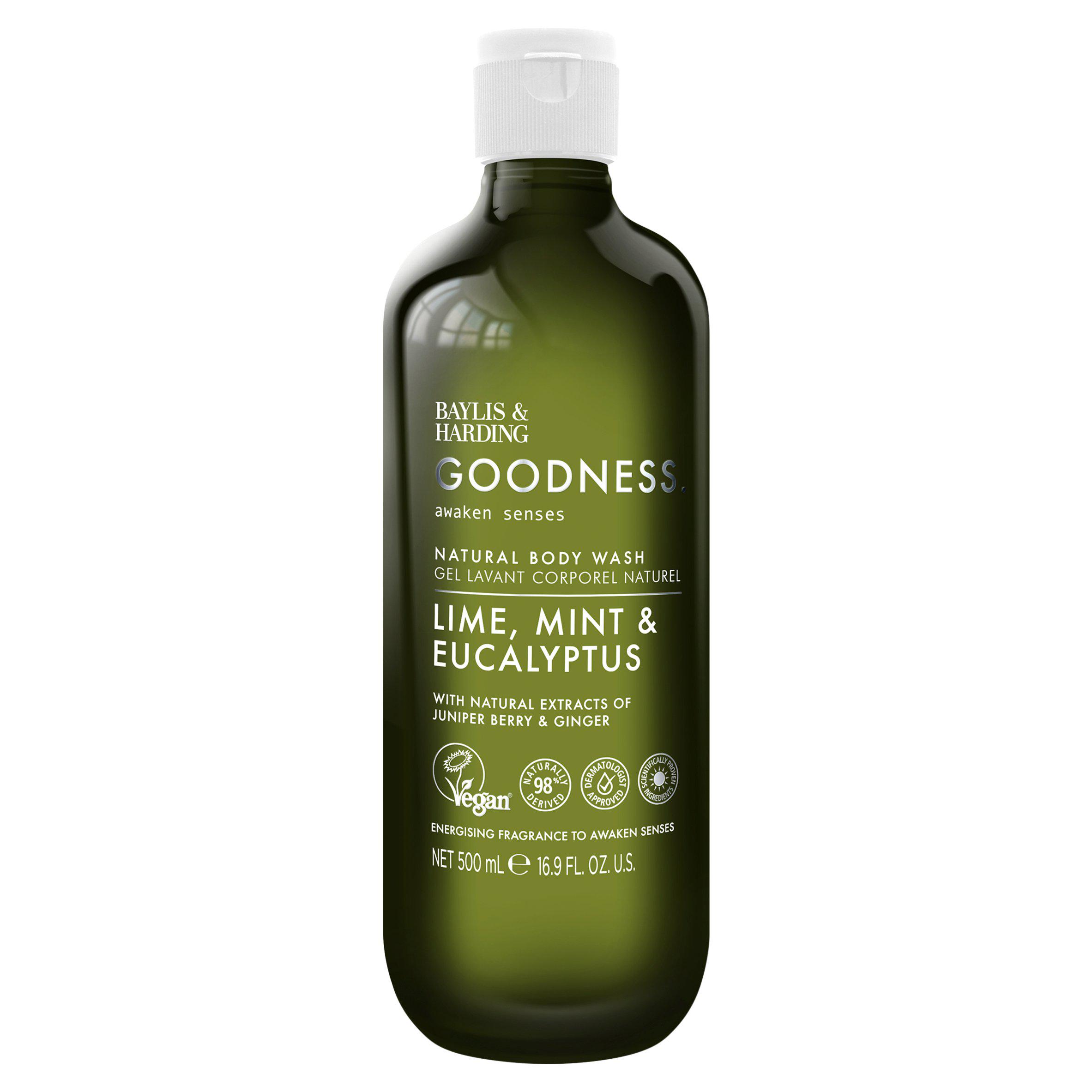 Baylis & Harding Goodness Awaken Lime, Mint & Eucalyptus Body Wash 500ml