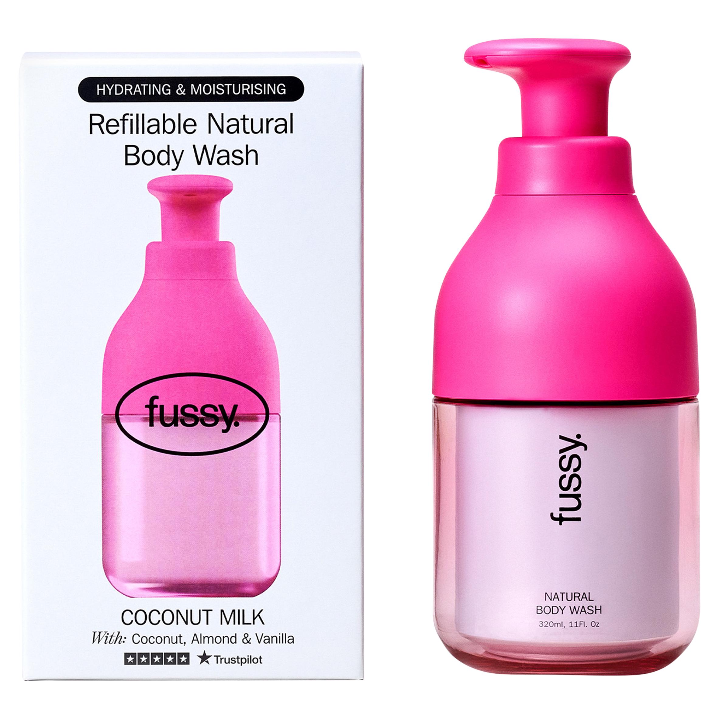 Fussy 320ml Coconut Milk Refillable Natural Body Wash thumbnail 2