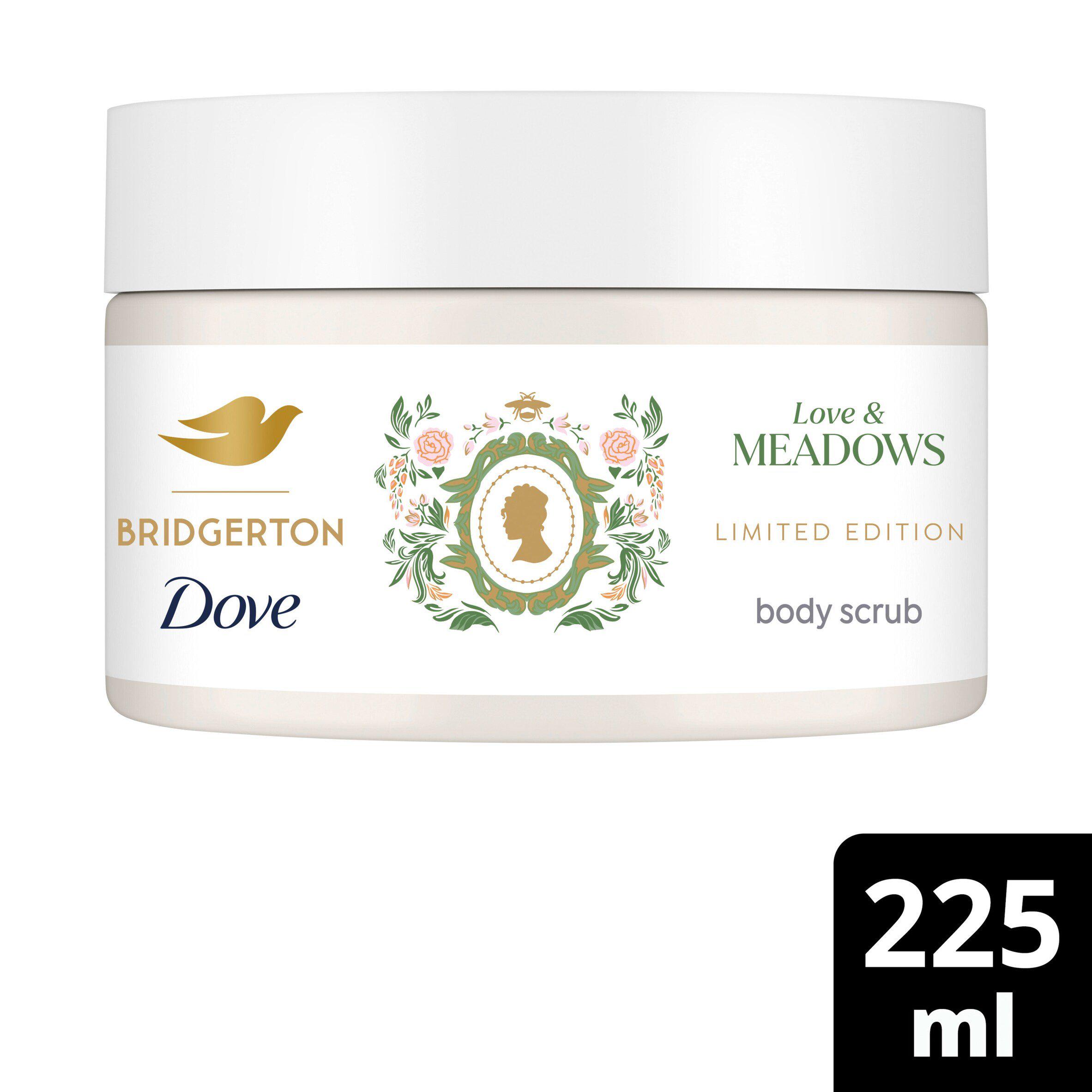 Dove Limited Edition Bridgerton Love & Meadows Body Scrub Exfoliant 225 ml
