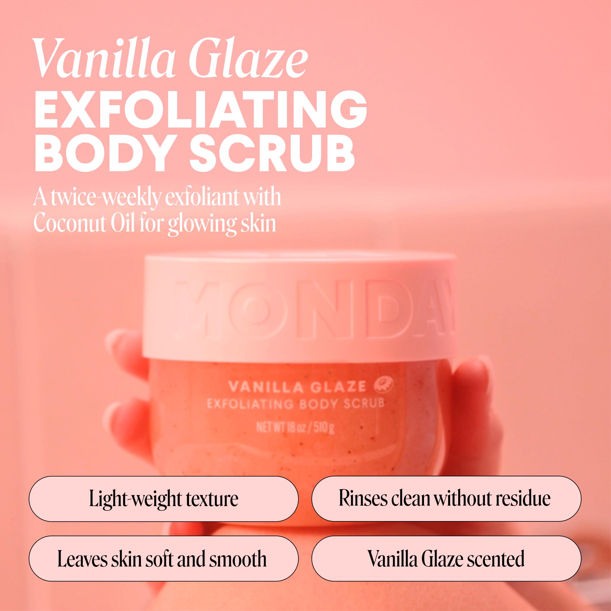 Monday Haircare 510g Vanilla Glaze Exfoliating Body Scrub thumbnail 3