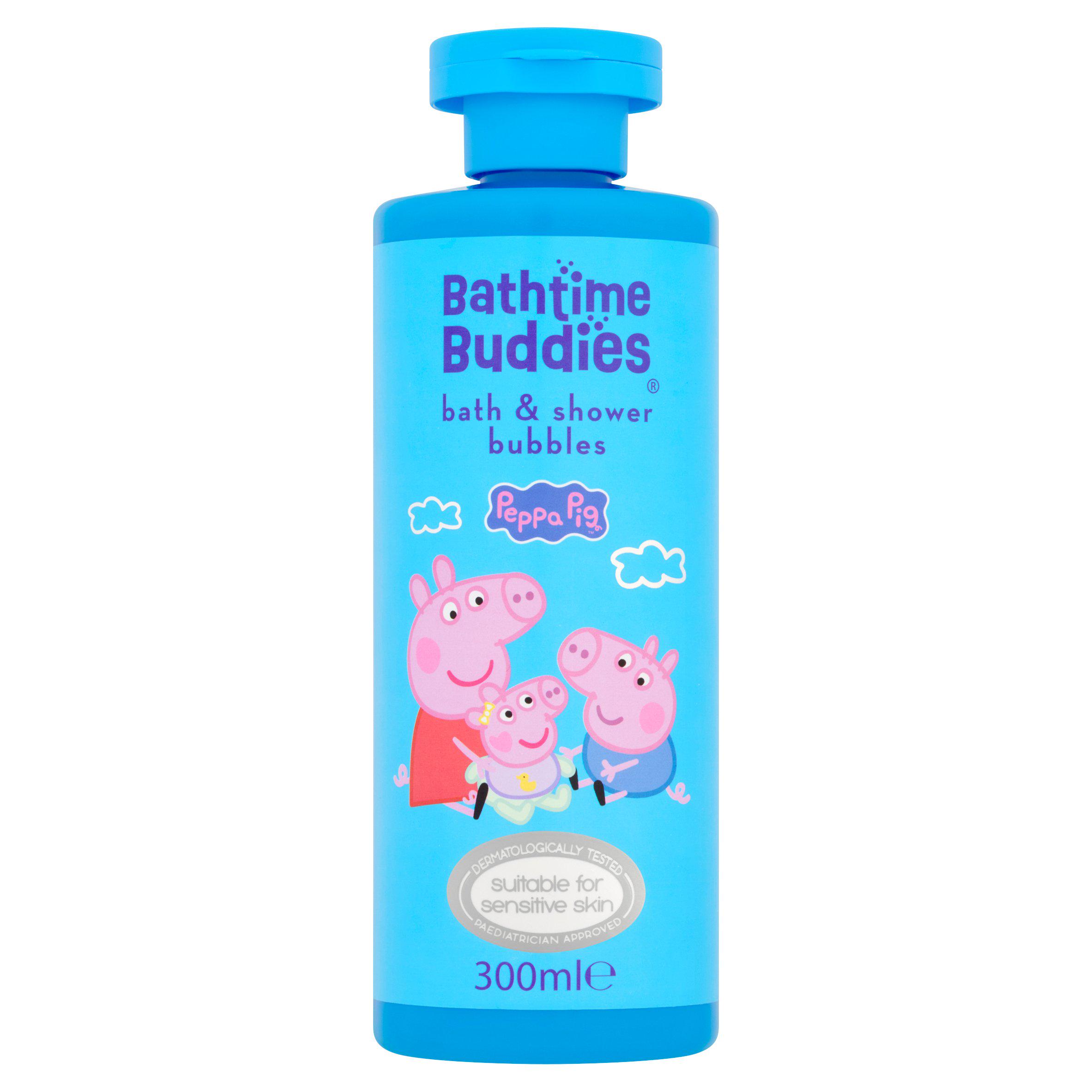 Bathtime Buddies Peppa Pig bath and shower bubbles 300ml