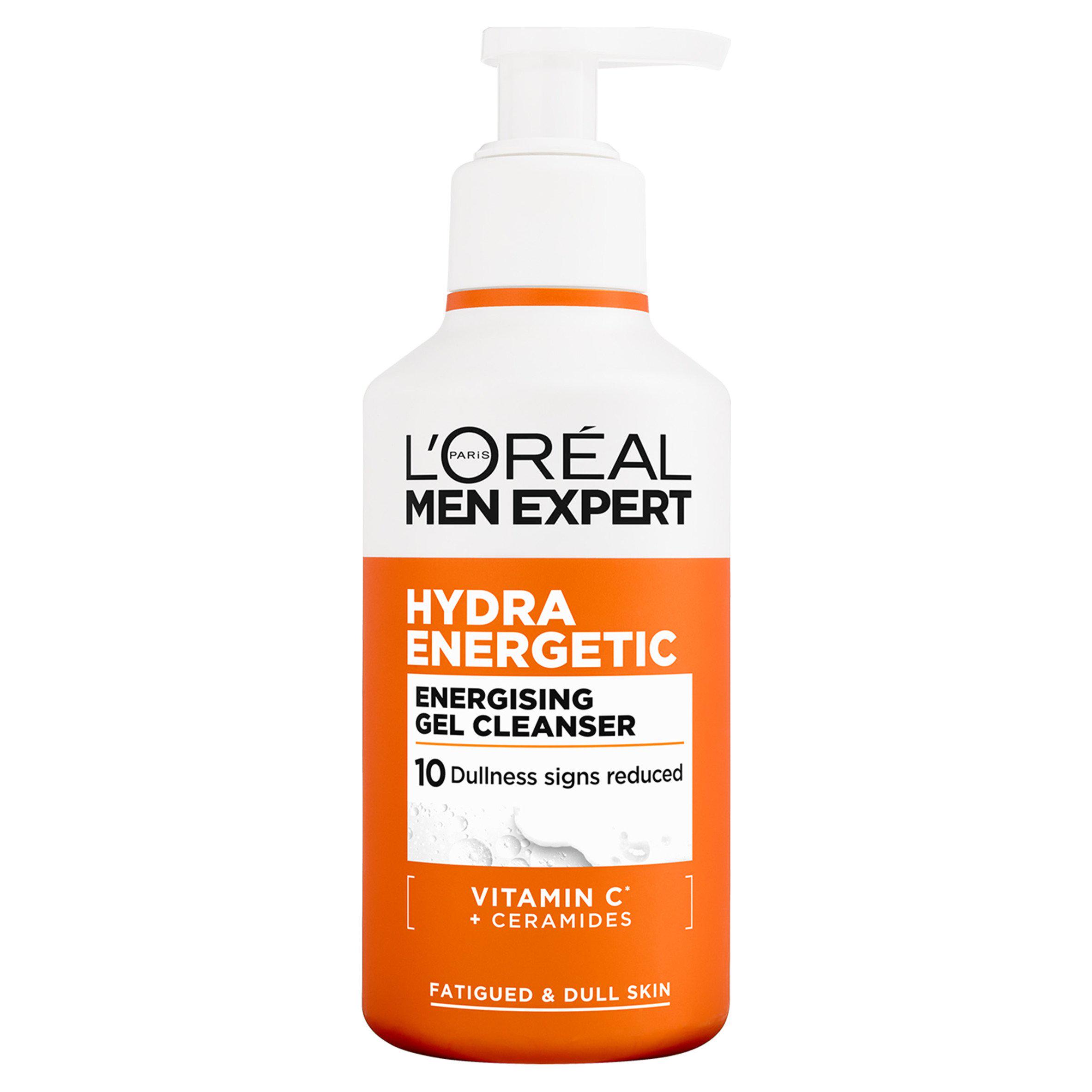 L'Oréal Paris Men Expert 260ml Hydra Energetic Energising Revititalize Gel Cleanser