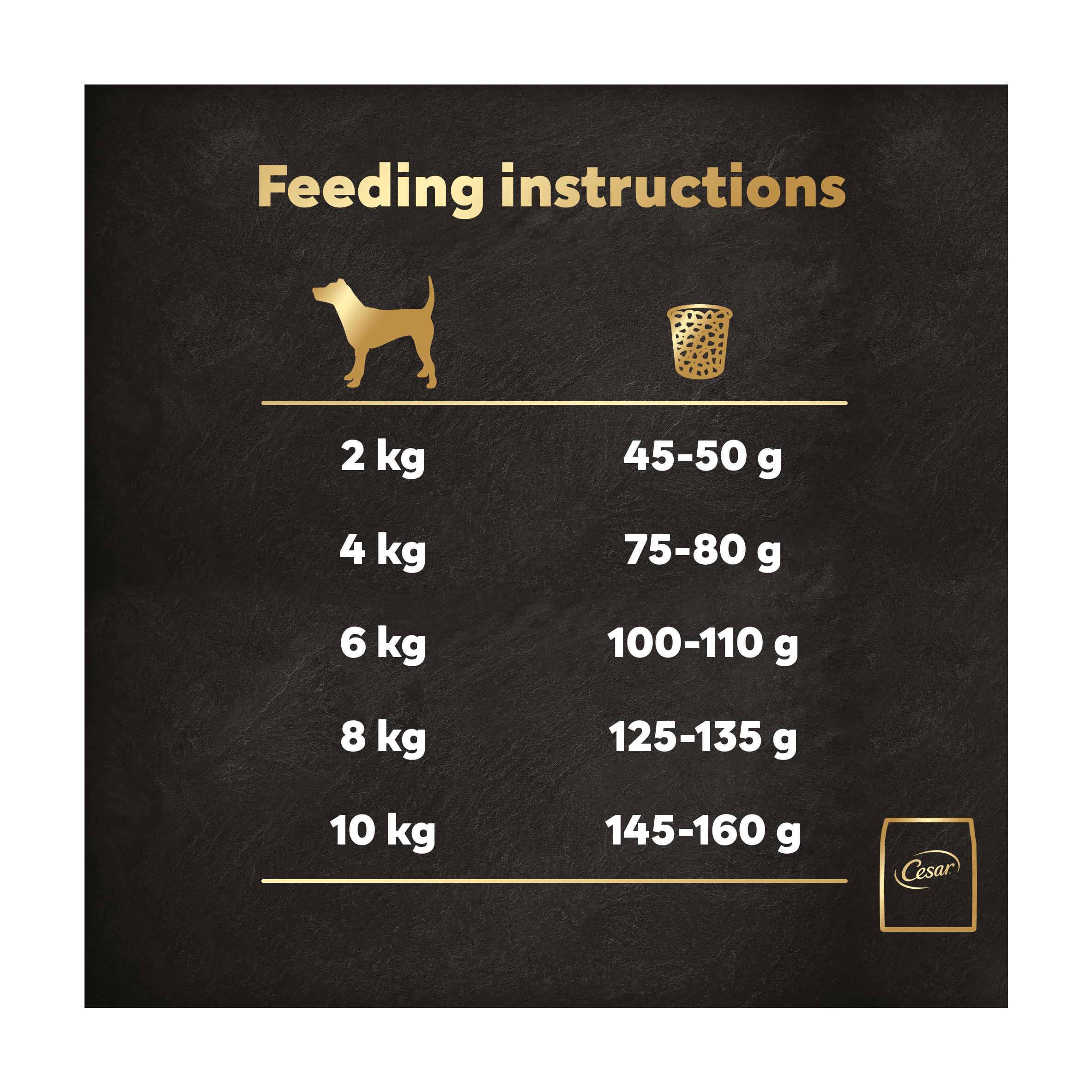Cesar 1.4kg Fresh Beef, Poultry & Vegetables Adult Dry Dog Food thumbnail 4