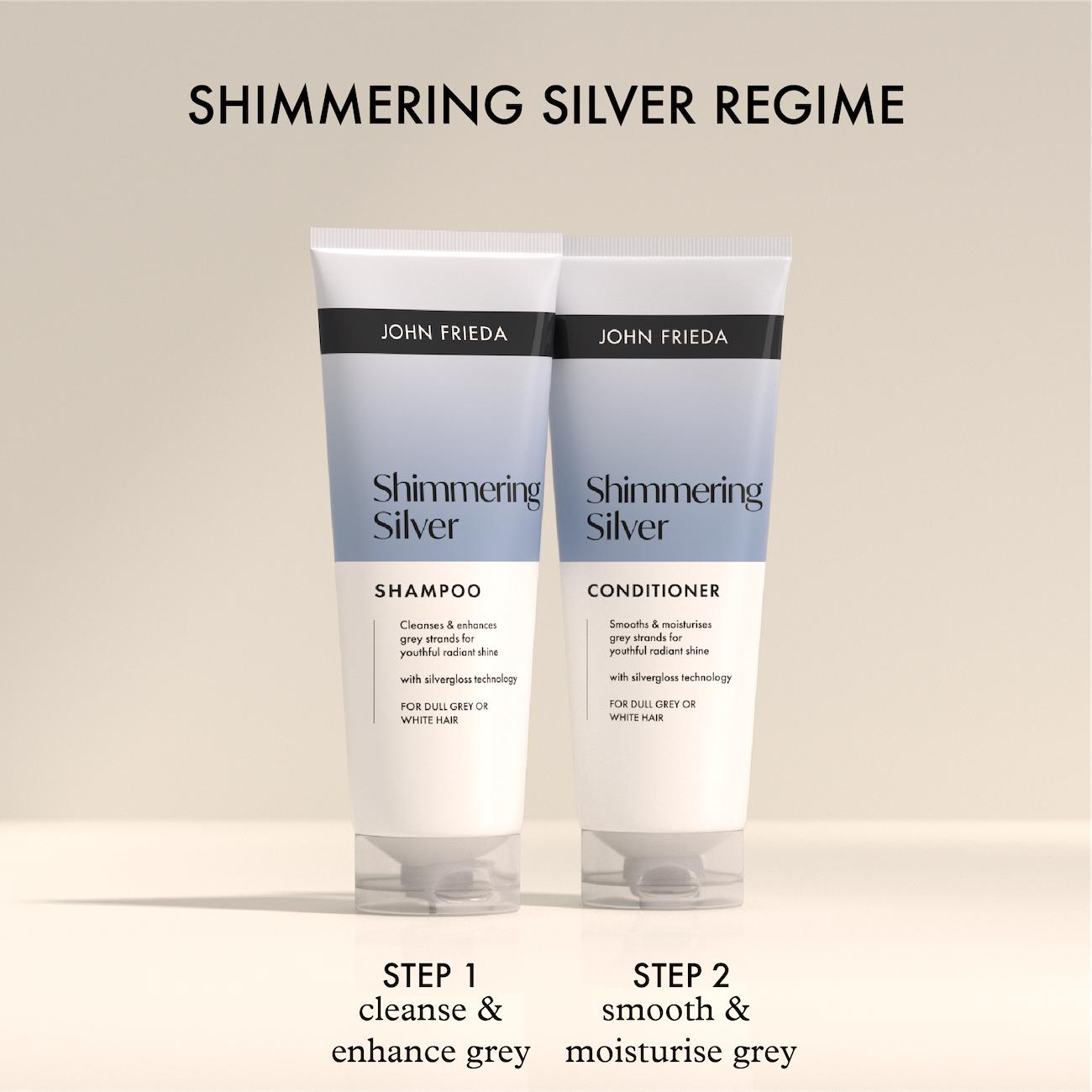 John Frieda 250ml Shimmering Silver Shampoo thumbnail 5