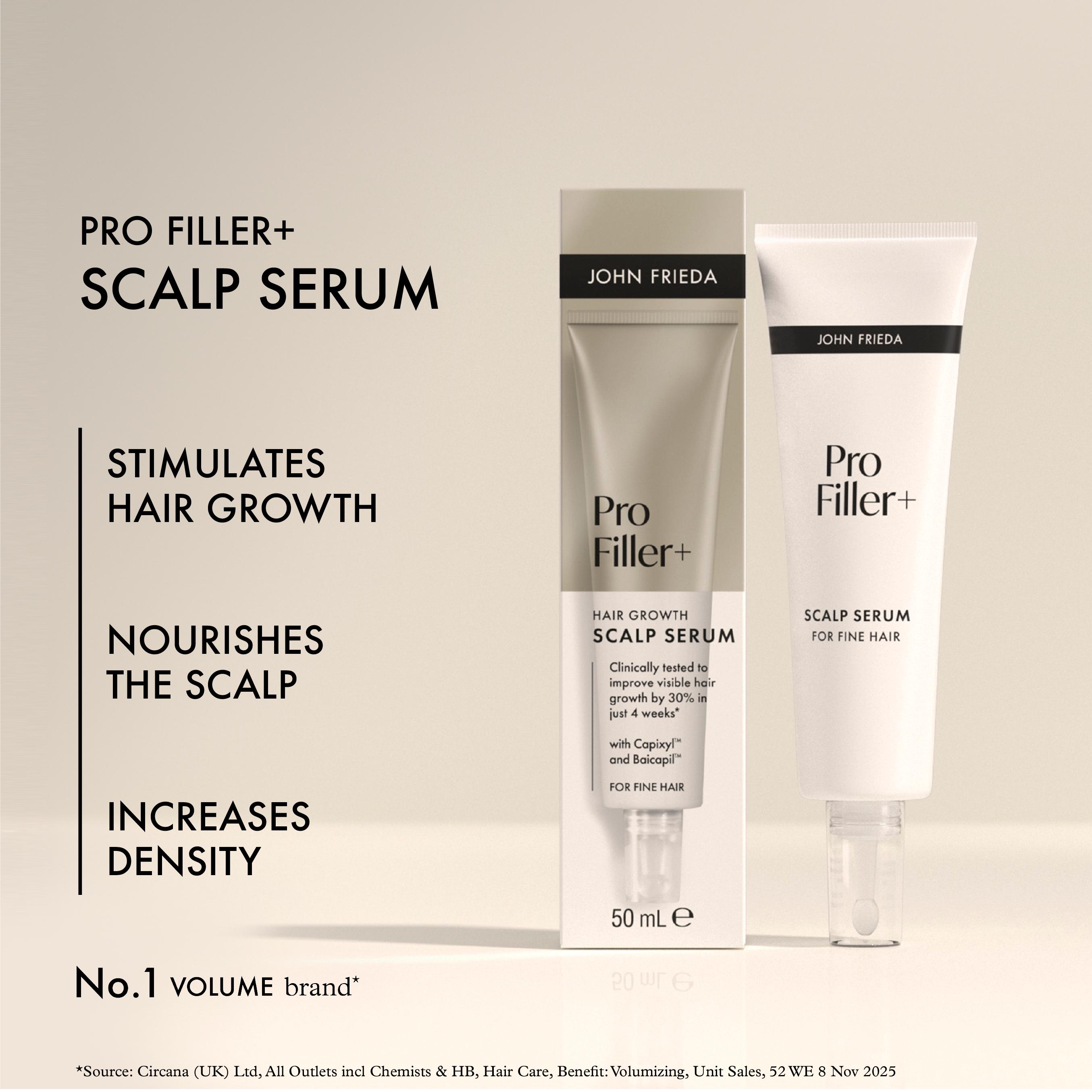 John Frieda 50ml Pro Filler + Hair Growth Scalp Serum thumbnail 3