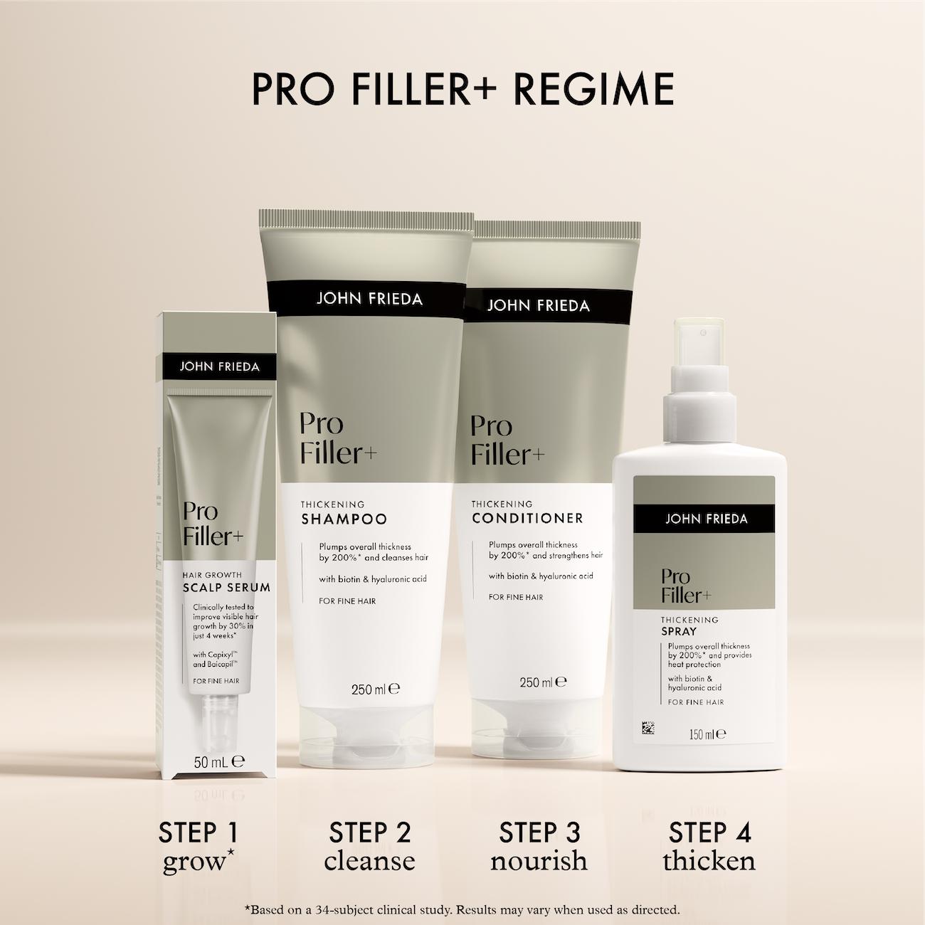 John Frieda 50ml Pro Filler + Hair Growth Scalp Serum thumbnail 5