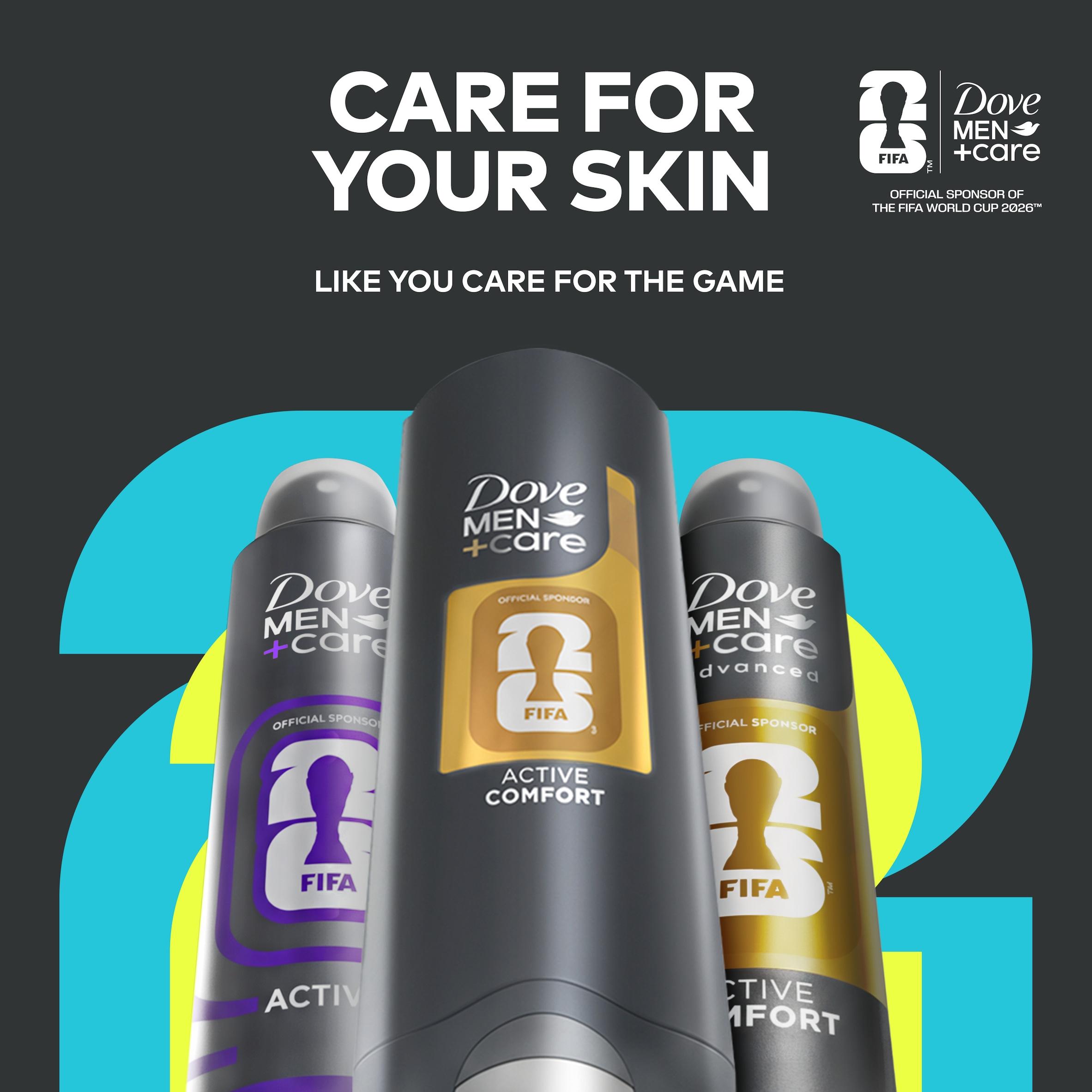 Dove Men+Care 400ml Active Comfort 3 in 1 Hair, Face & Body Wash, FIFA Limited Collection thumbnail 5