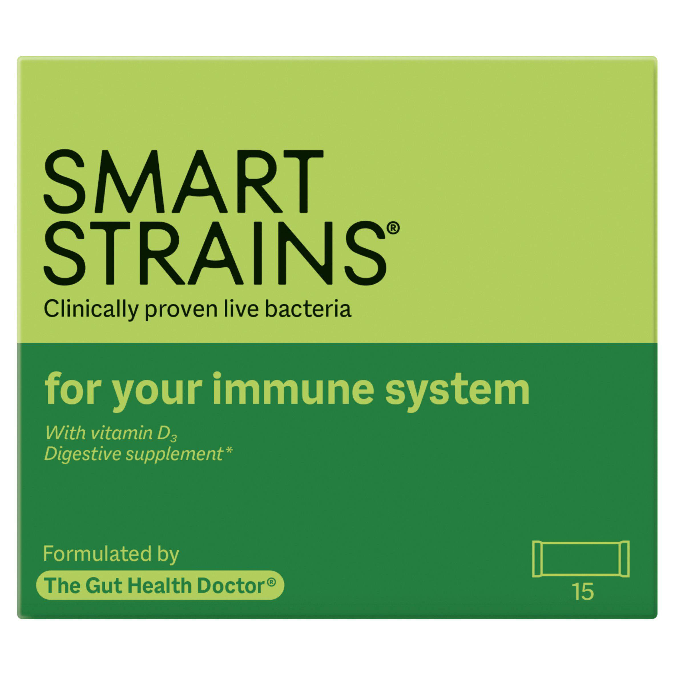 Smart Strains 15 x Probiotic for Your Immune & Digestive System Sachets
