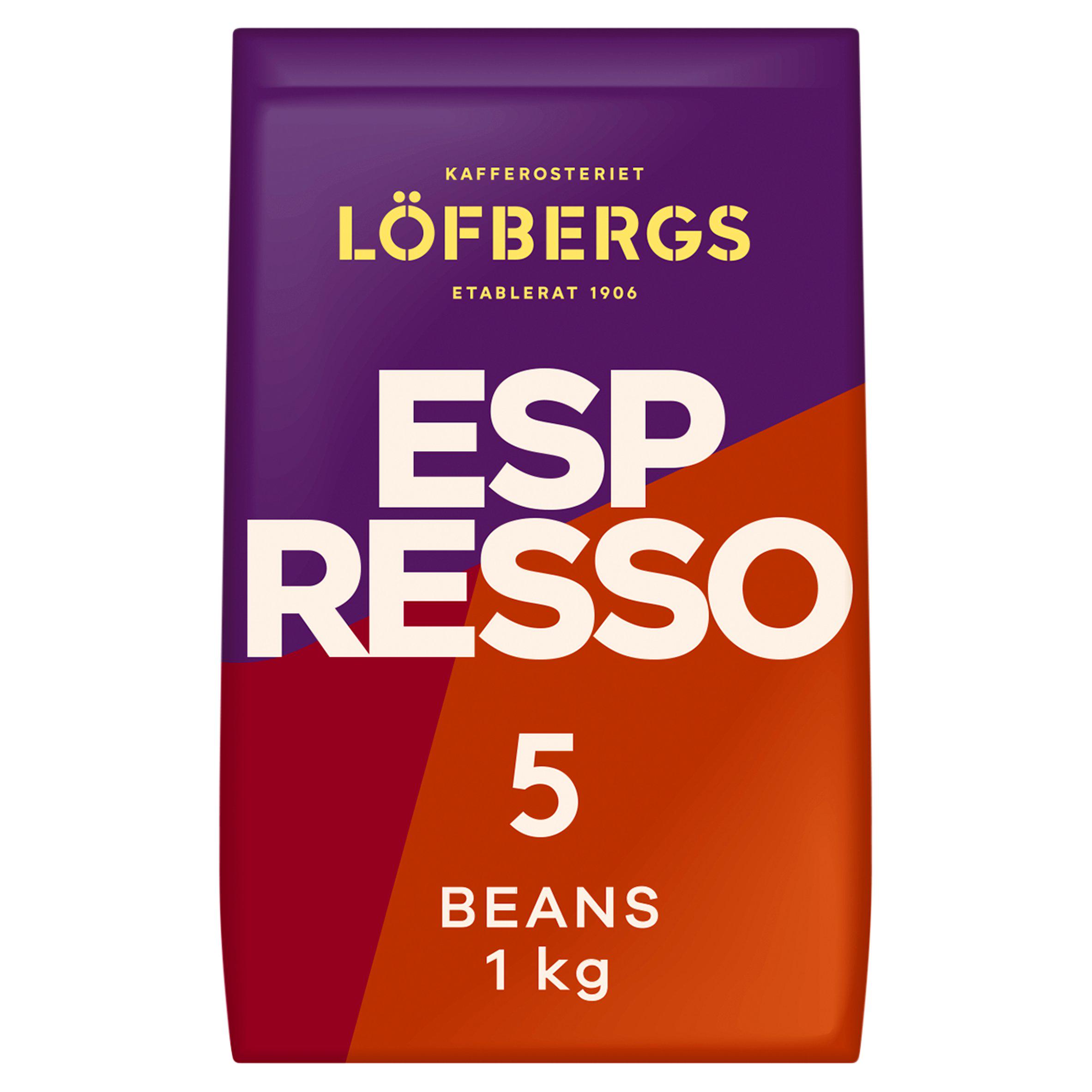 Lofbergs Espresso Coffee Beans 1kg
