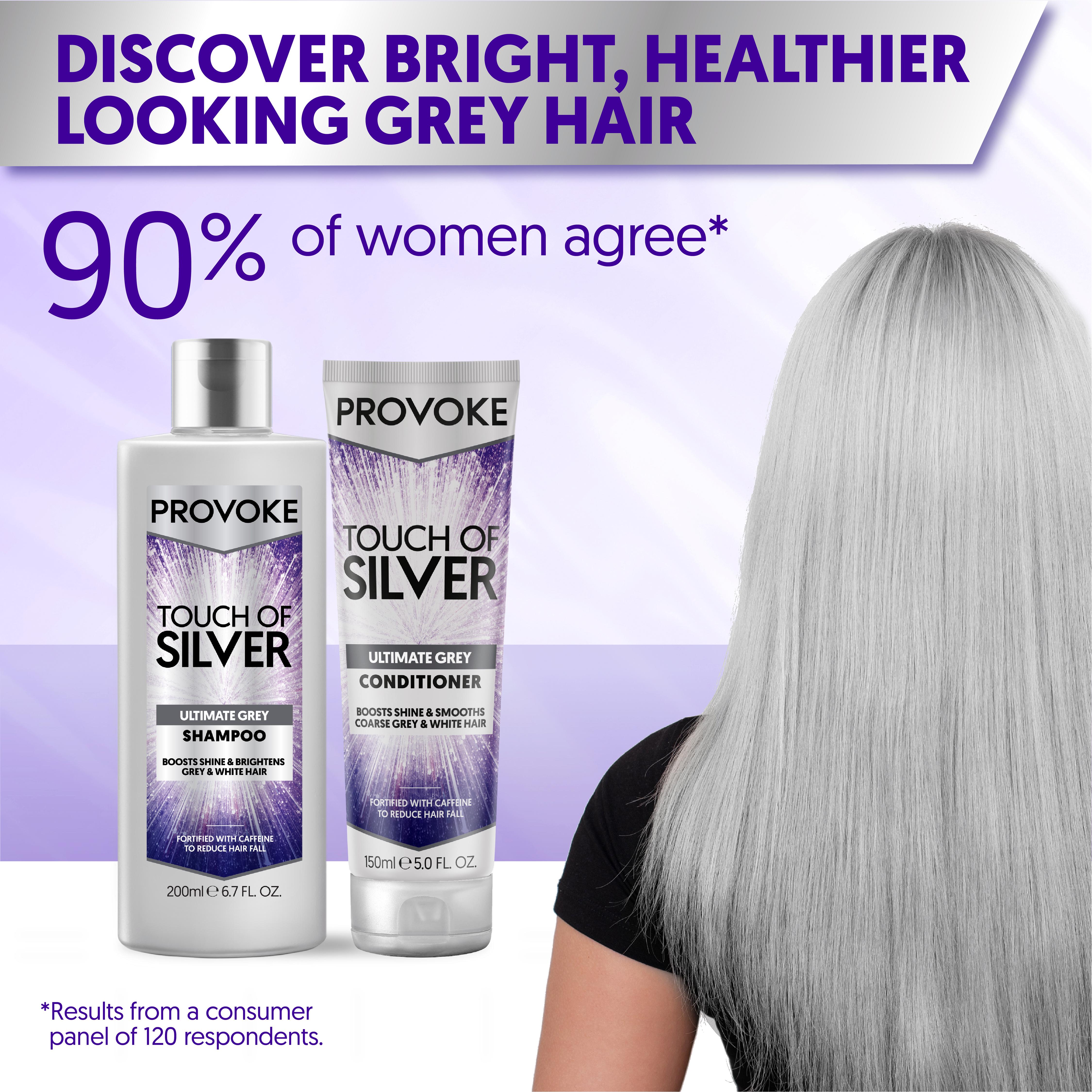 Provoke 200ml Touch of Silver Shampoo thumbnail 6