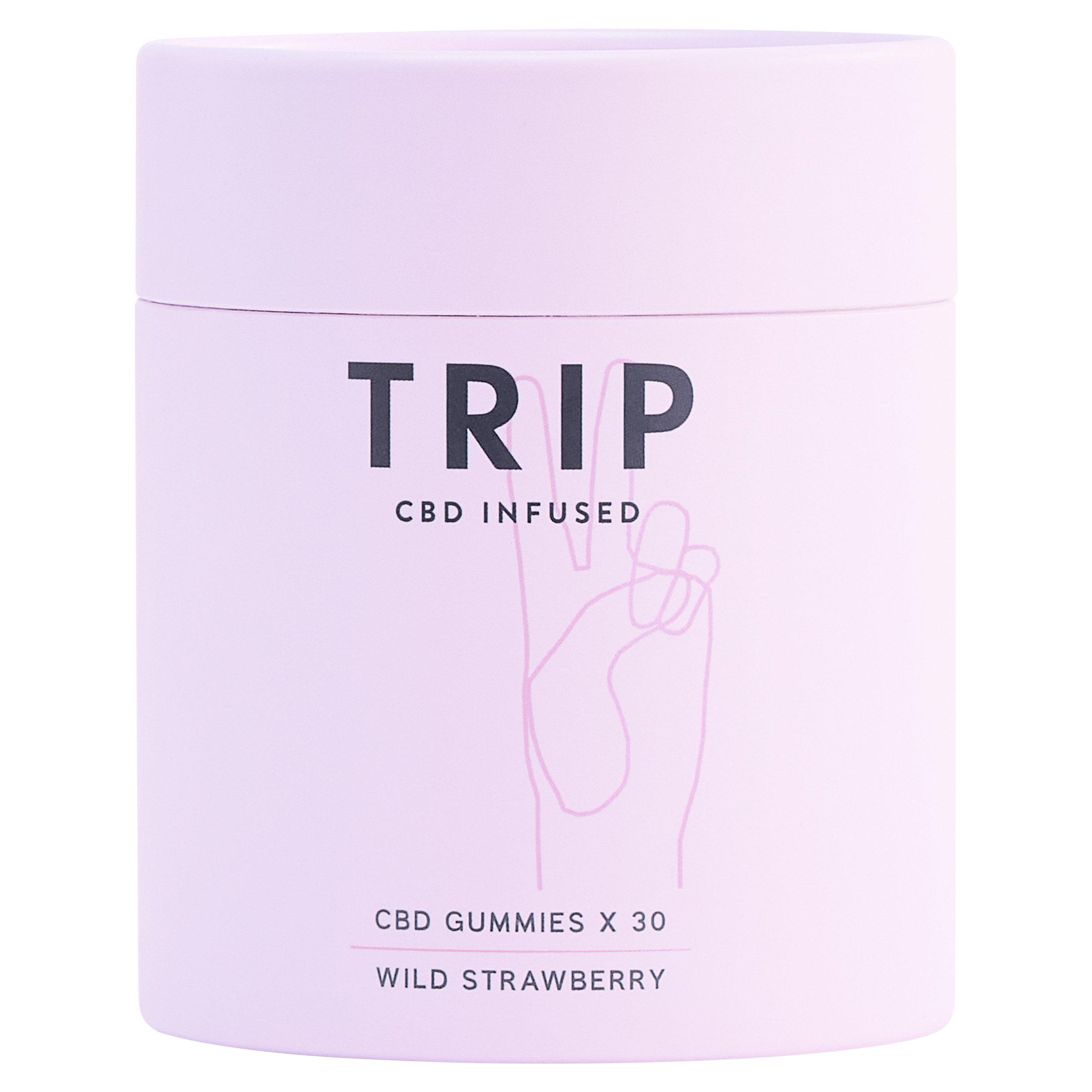 Trip 30 x Wild Strawberry CBD Gummies