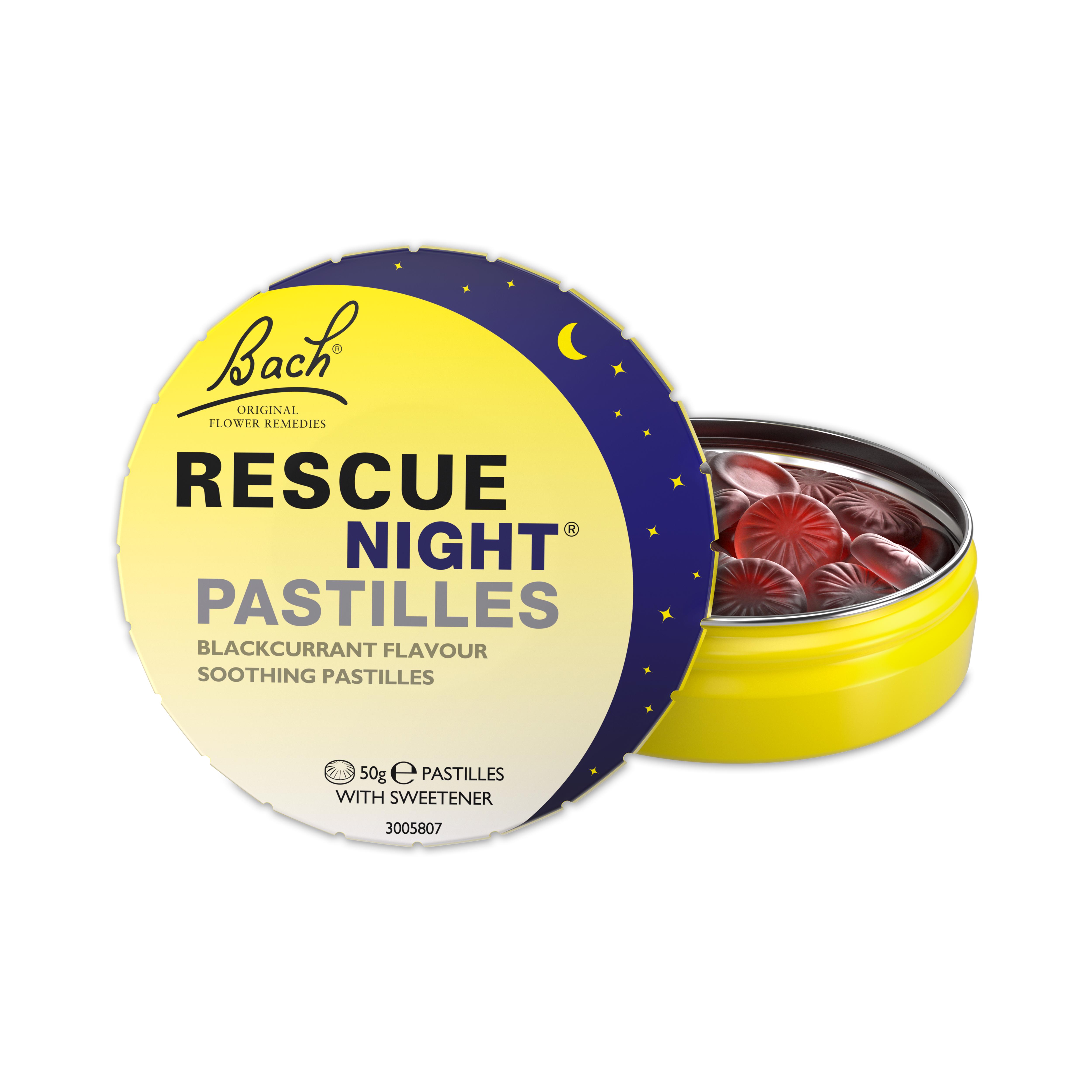 Bach Rescue Blackcurrant Flavour Night Soothing Pastilles thumbnail 2