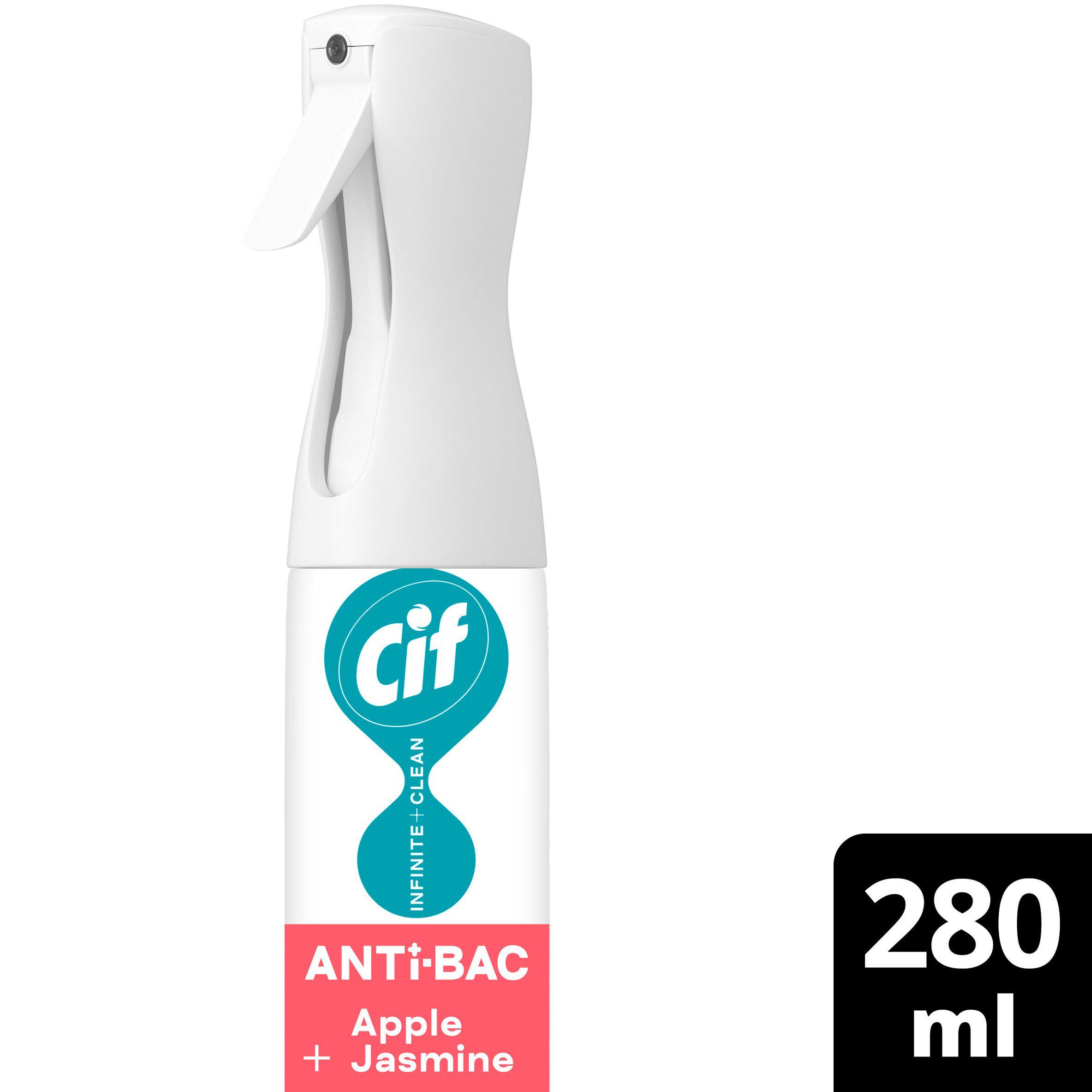 Cif Infinite Clean Antibacterial Spray Cleaner Apple & Jasmine 280 ml