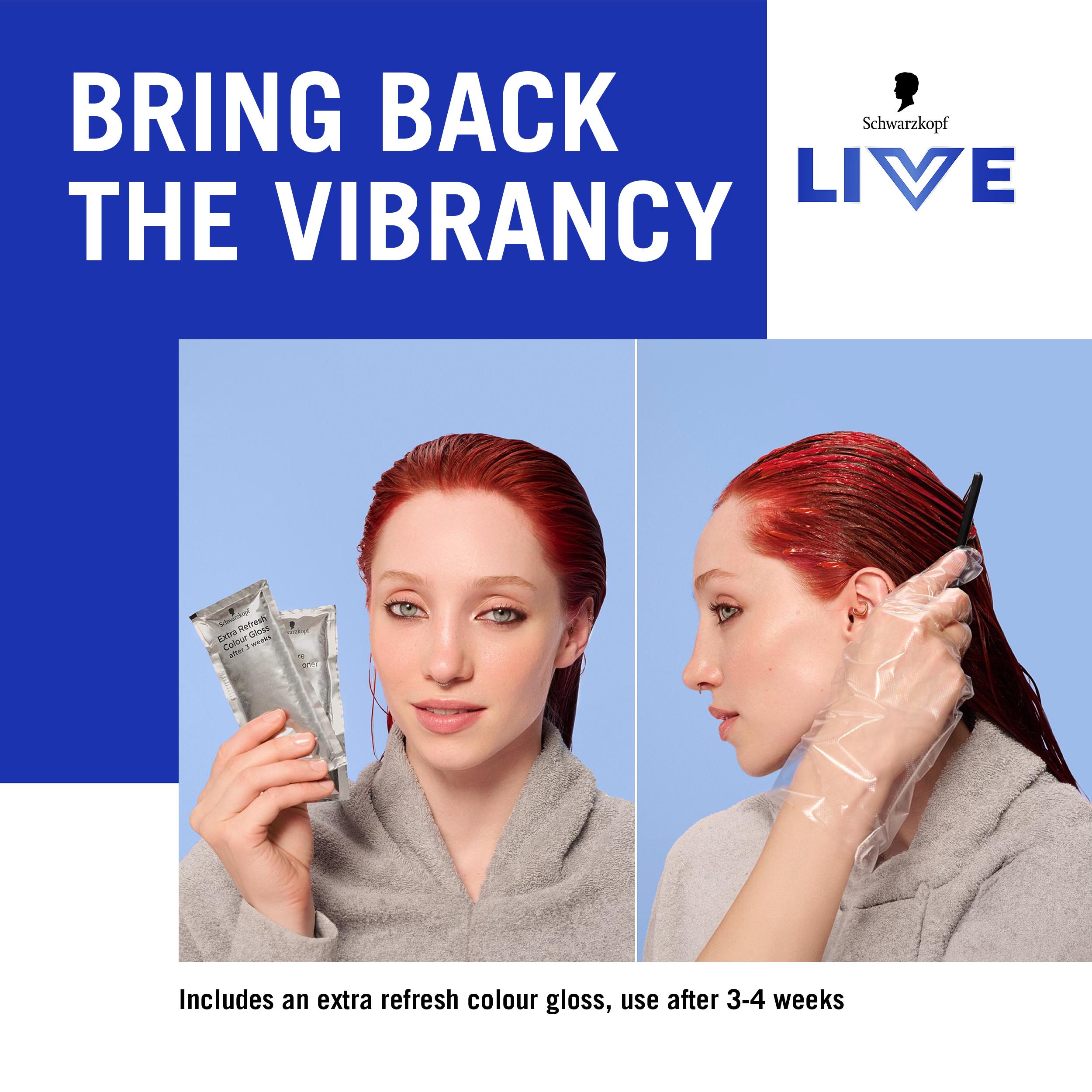 Schwarzkopf 099 Deep Black Live Intense Colour Permanent Hair Dye thumbnail 4
