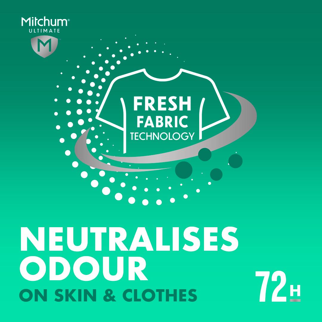 Mitchum 100ml Ultimate Active Ocean Antiperspirant Roll On Deodorant thumbnail 3