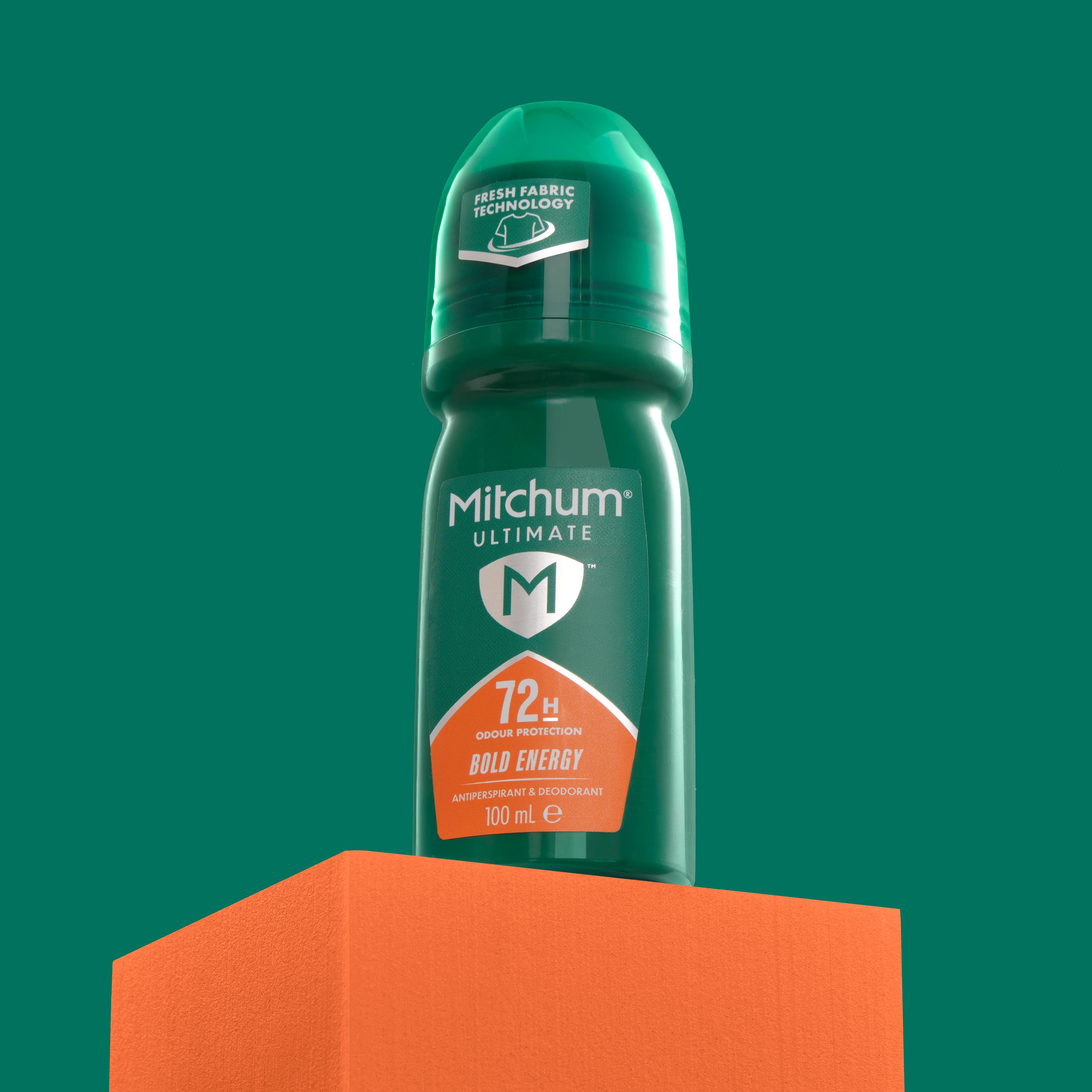 Mitchum 100ml Ultimate Bold Energy Antiperspirant Roll On Deodorant thumbnail 4
