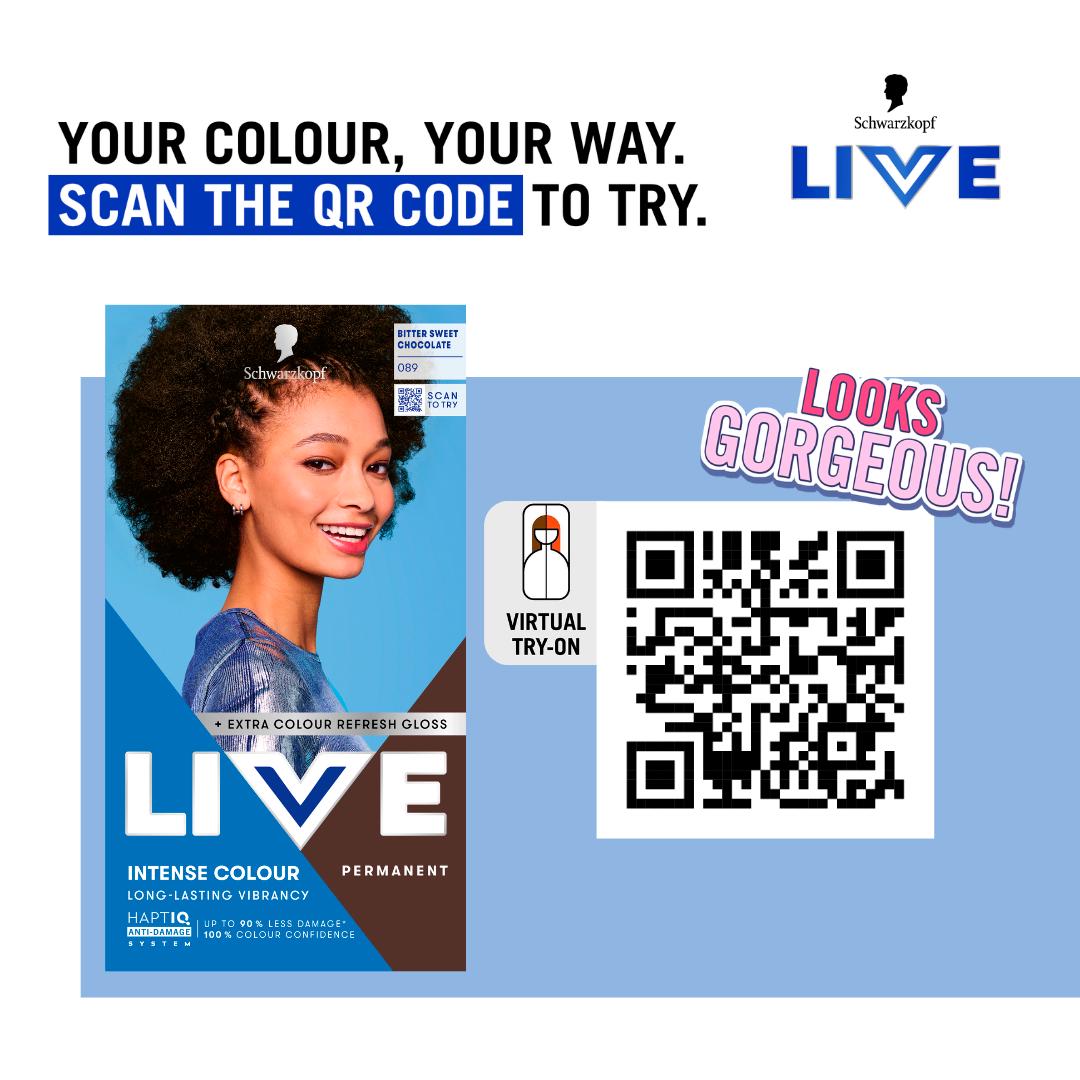 Schwarzkopf Live Intense Colour 089 Bitter Sweet Chocolate Permanent Hair Dye thumbnail 3