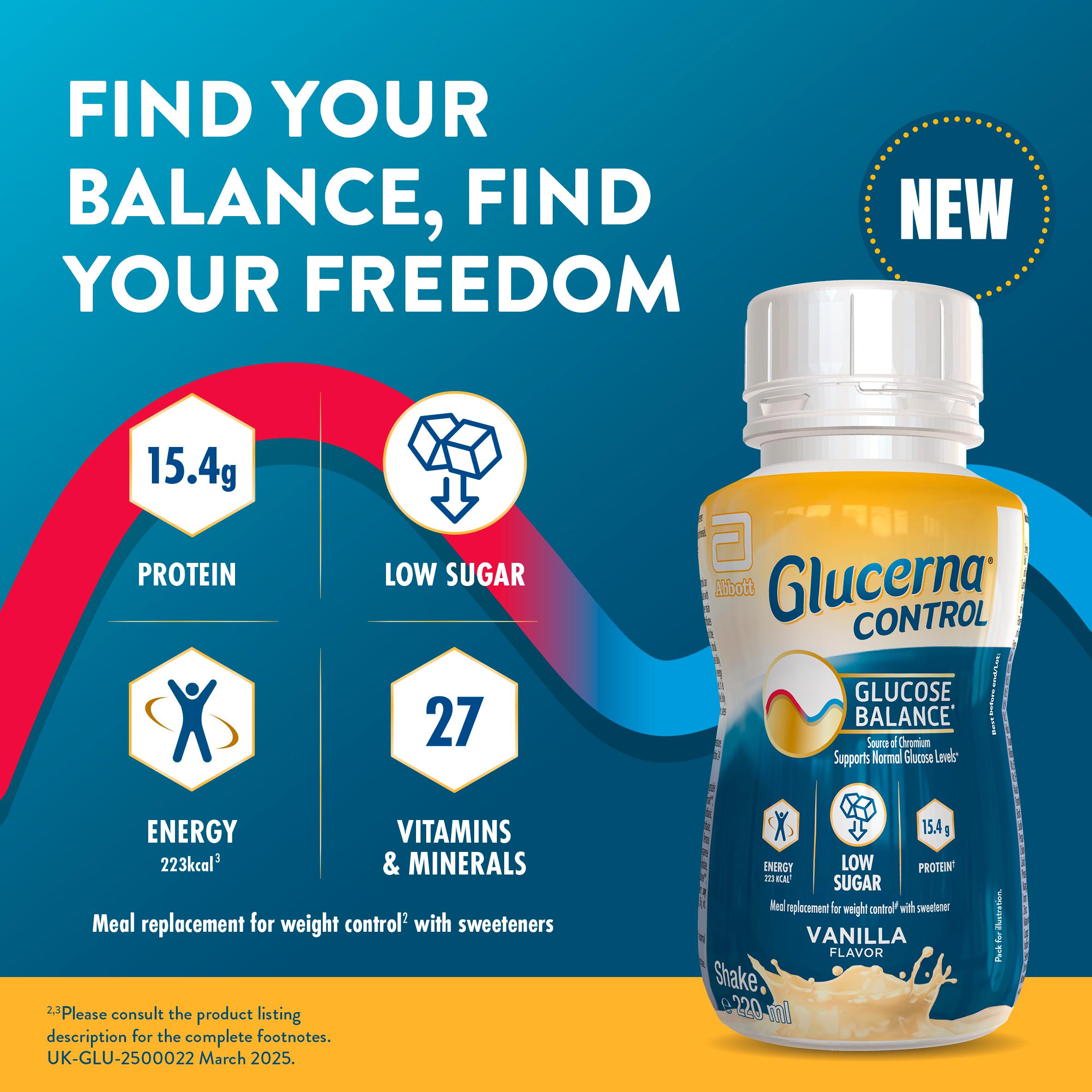 Glucerna Control 220ml Coffee Flavour Shake thumbnail 4