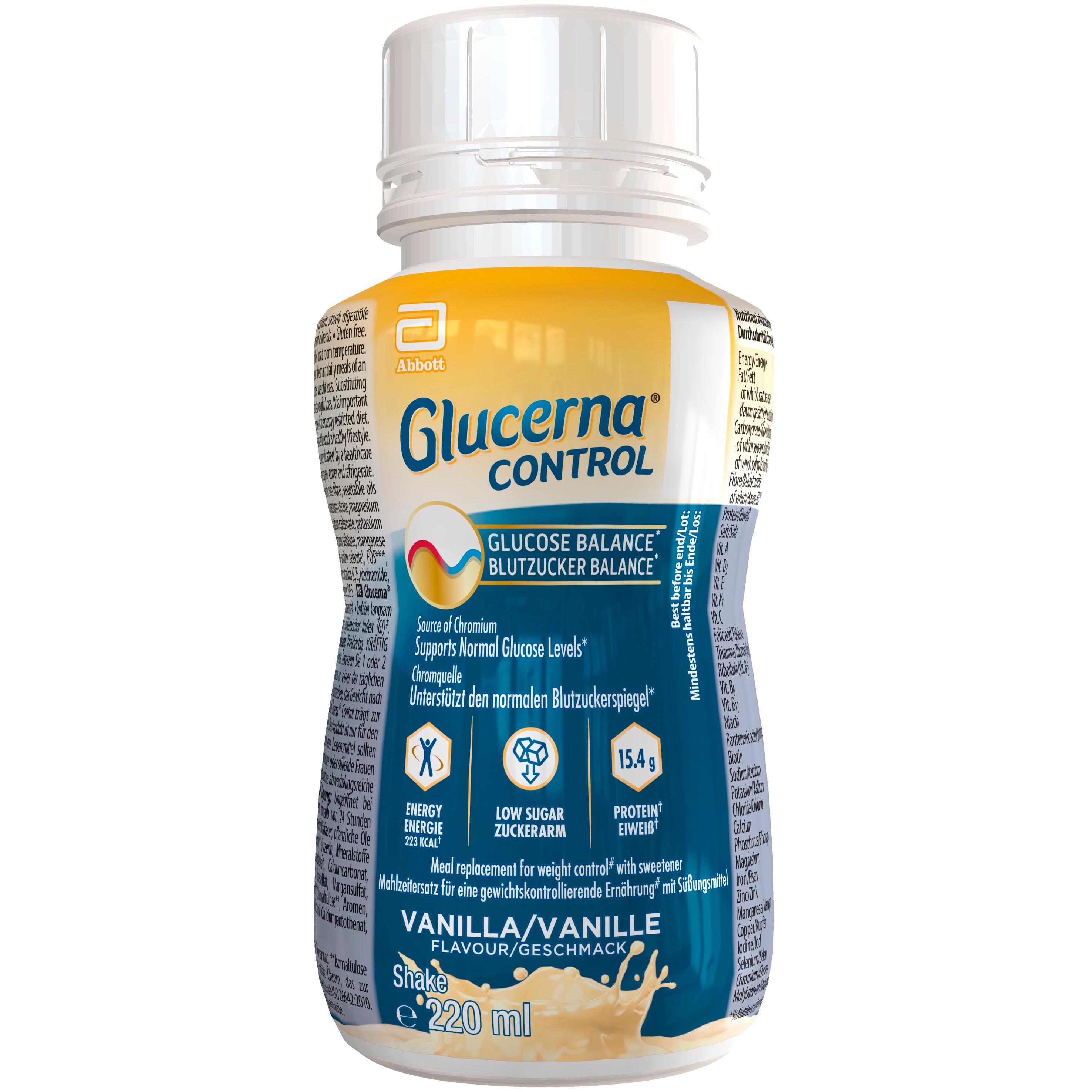 Glucerna Control 220ml Vanilla Flavour Shake thumbnail 2