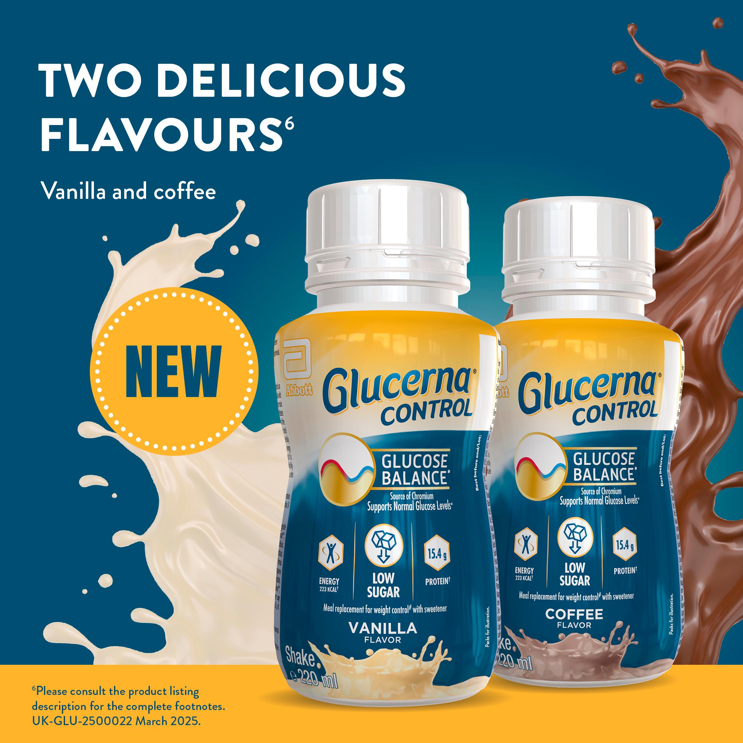 Glucerna Control 220ml Vanilla Flavour Shake thumbnail 3