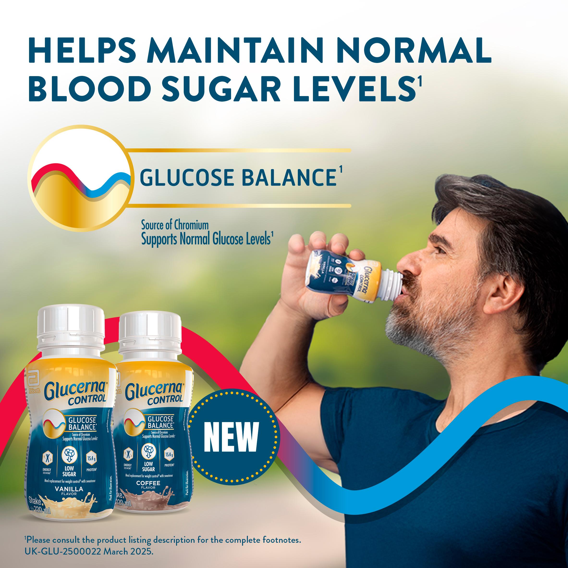 Glucerna Control 220ml Vanilla Flavour Shake thumbnail 5
