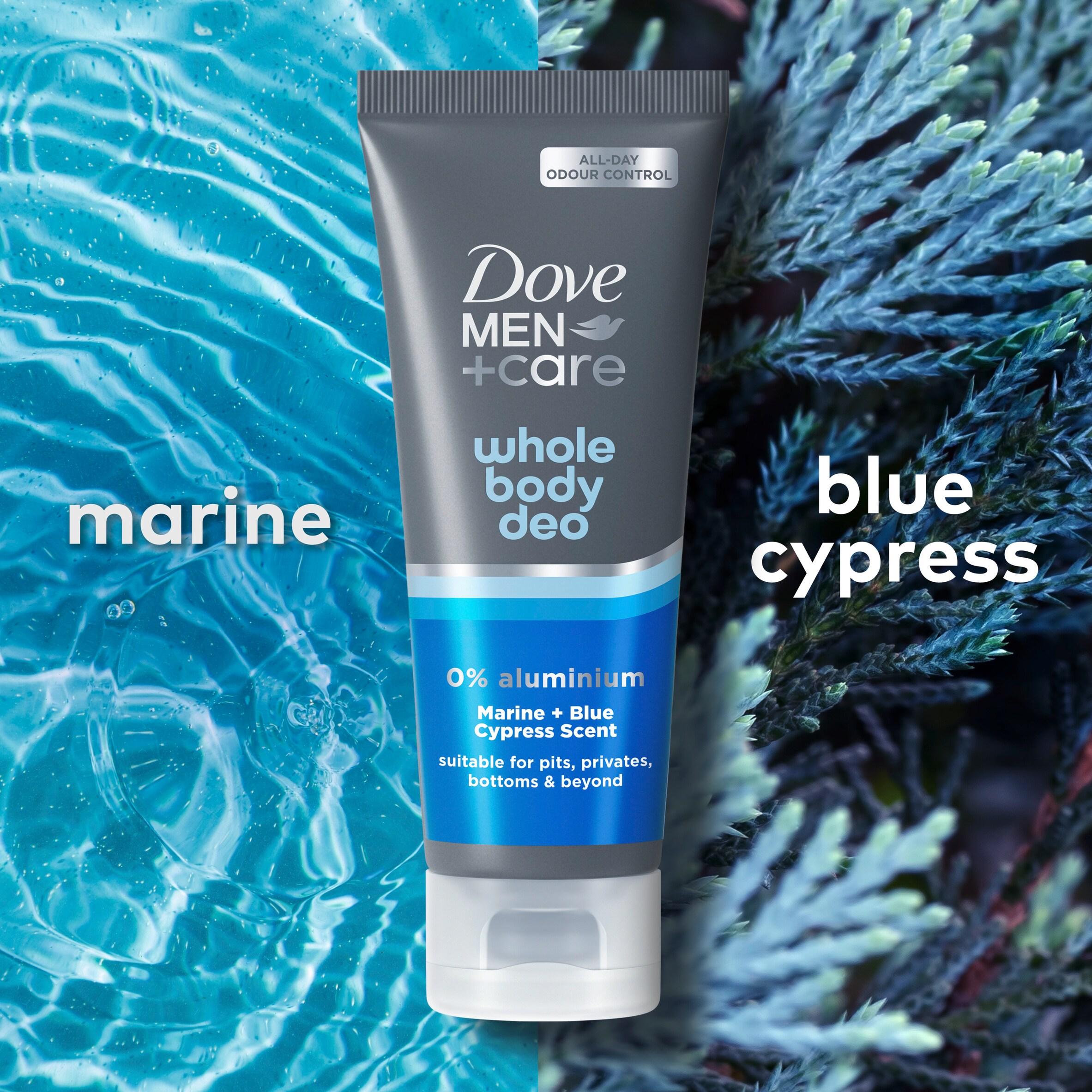 Dove Men+Care 75ml Marine & Blue Cypress Whole Body Deodorant Cream thumbnail 2