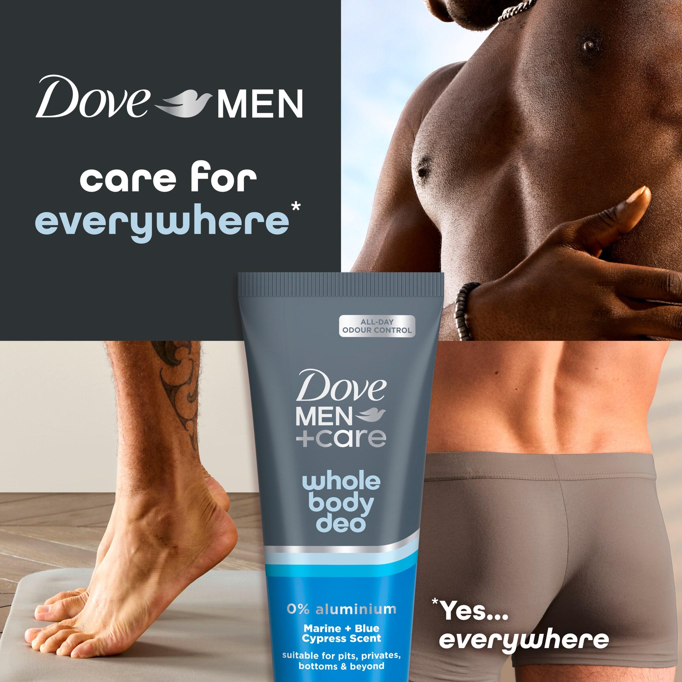 Dove Men+Care 75ml Marine & Blue Cypress Whole Body Deodorant Cream thumbnail 4