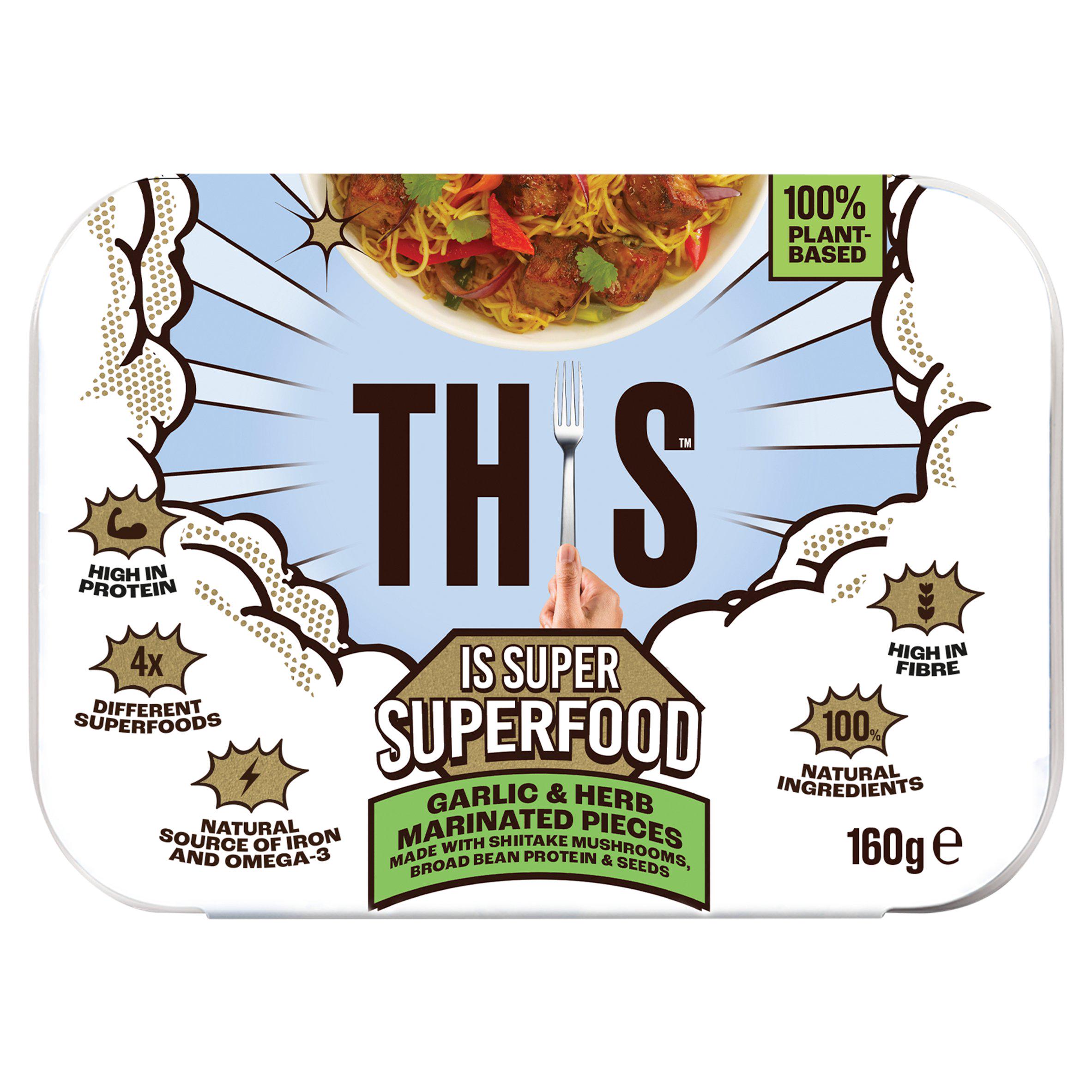 This Is 160g Super Superfood Garlic & Herb Marinated Pieces