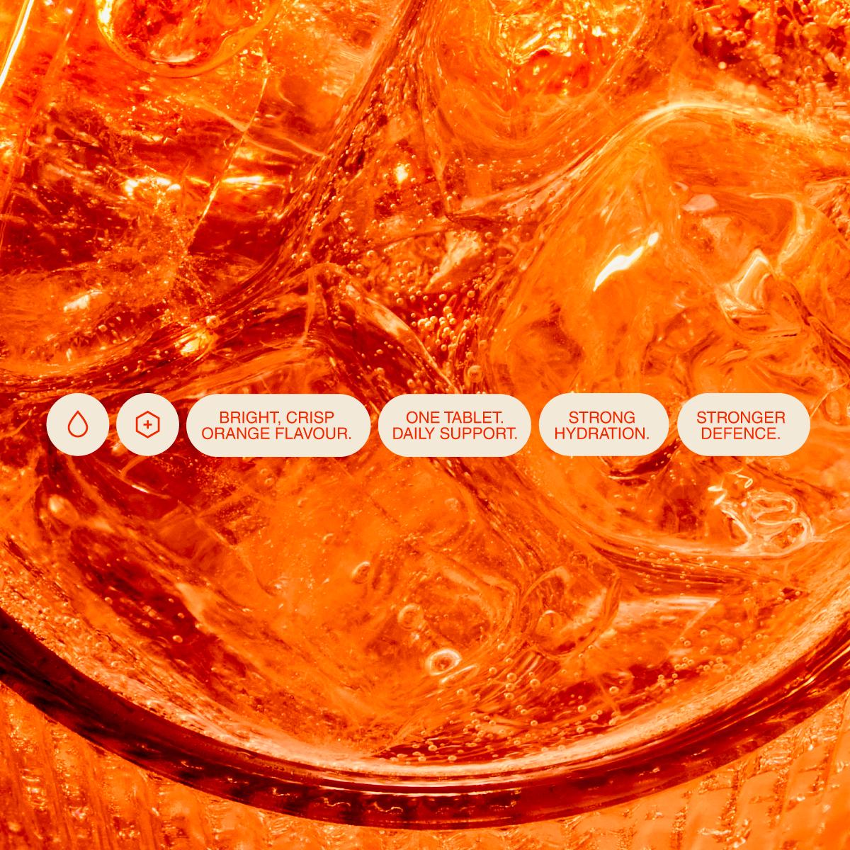 Phizz Daily Immune+ 20 x Orange, Hydration, Immunity, Electrolytes & Vitamins Effervescent Tablets thumbnail 6