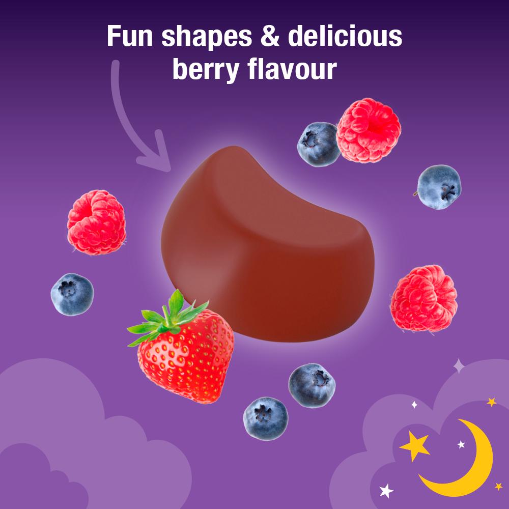 Haliborange 30 x Mixed Berry Flavour 6 to 16 Years Younger Minds Night Time Gummies thumbnail 6