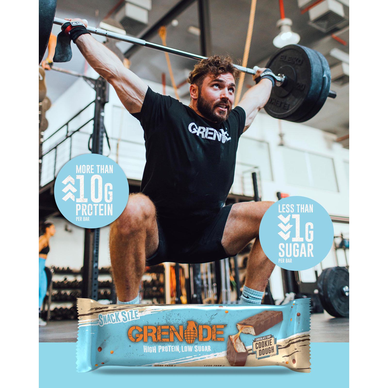 Grenade 35g Chocolate Chip Cookie Dough Protein Bar thumbnail 6
