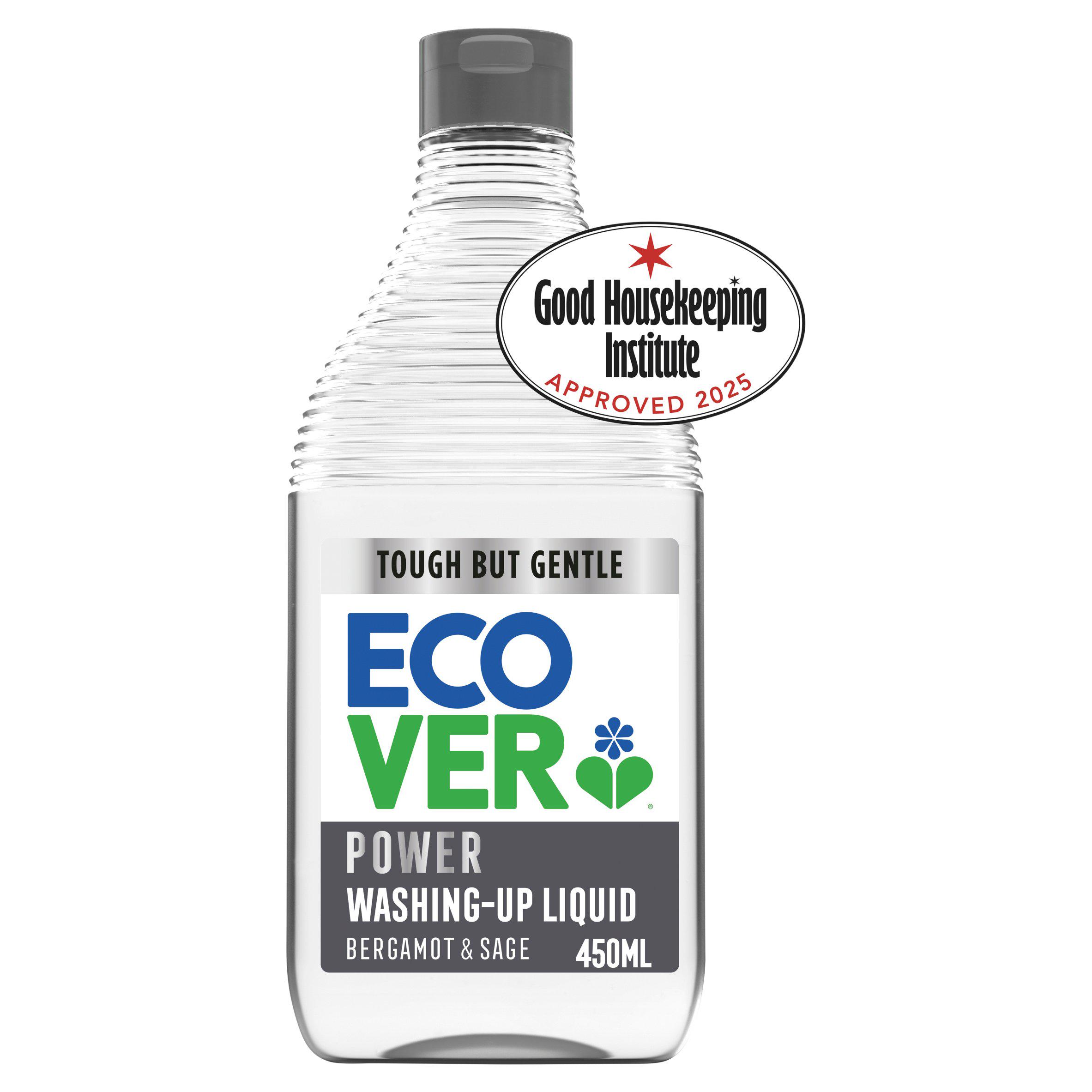 Ecover 450ml Bergamot & Sage Power Washing Up Liquid
