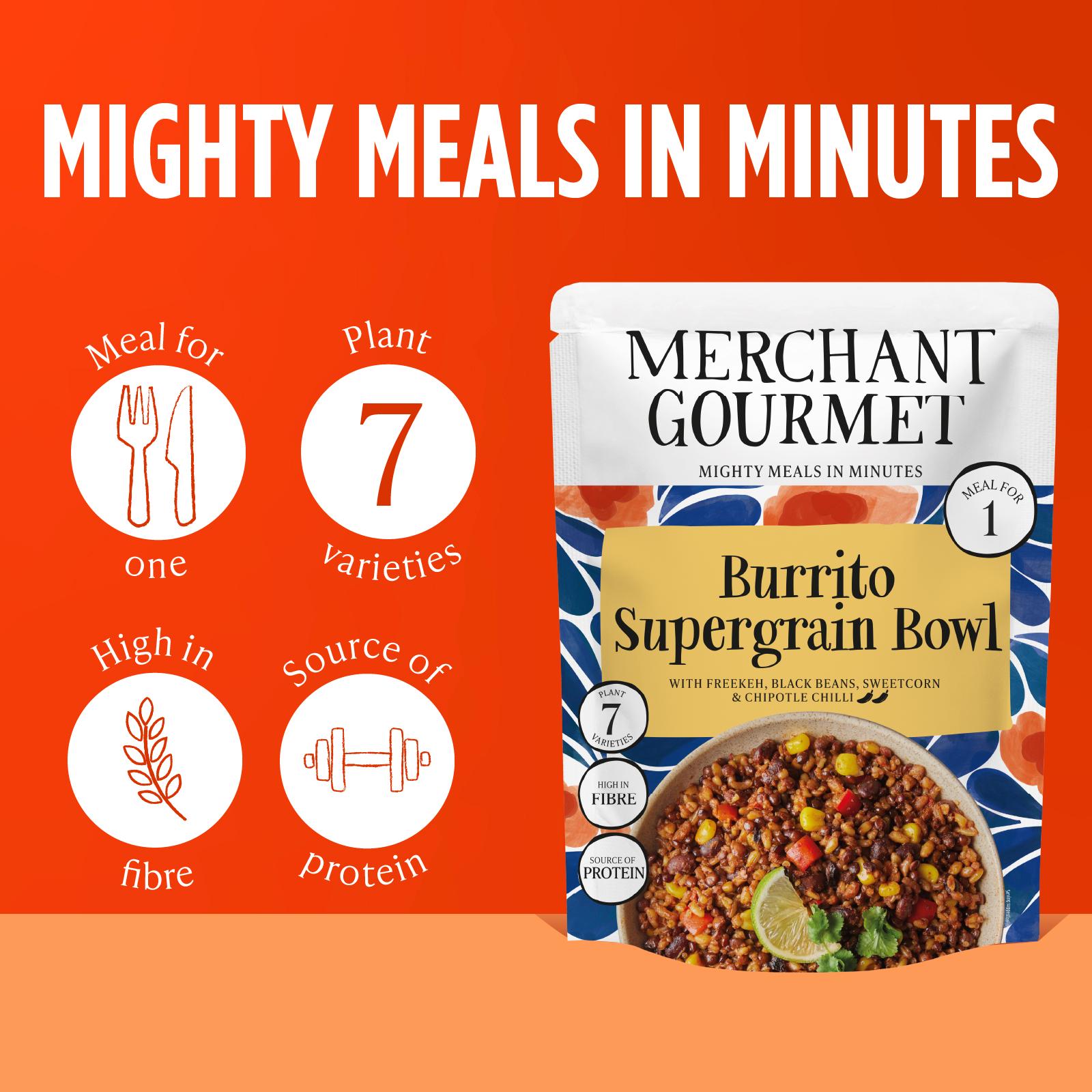 Merchant Gourmet 220g Burrito Supergrain Bowl thumbnail 3