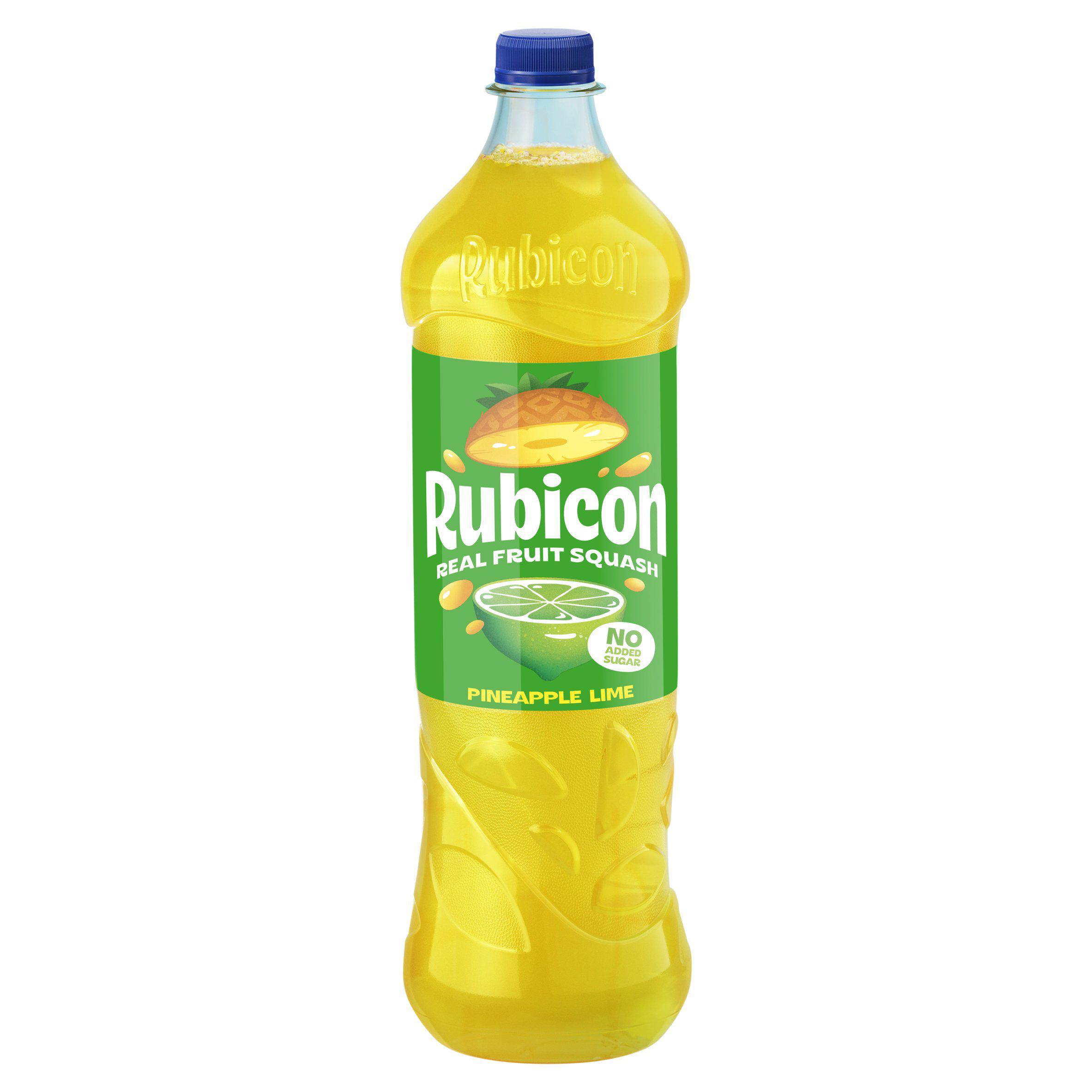 Rubicon 1L Real Fruit Pineapple Lime Squash