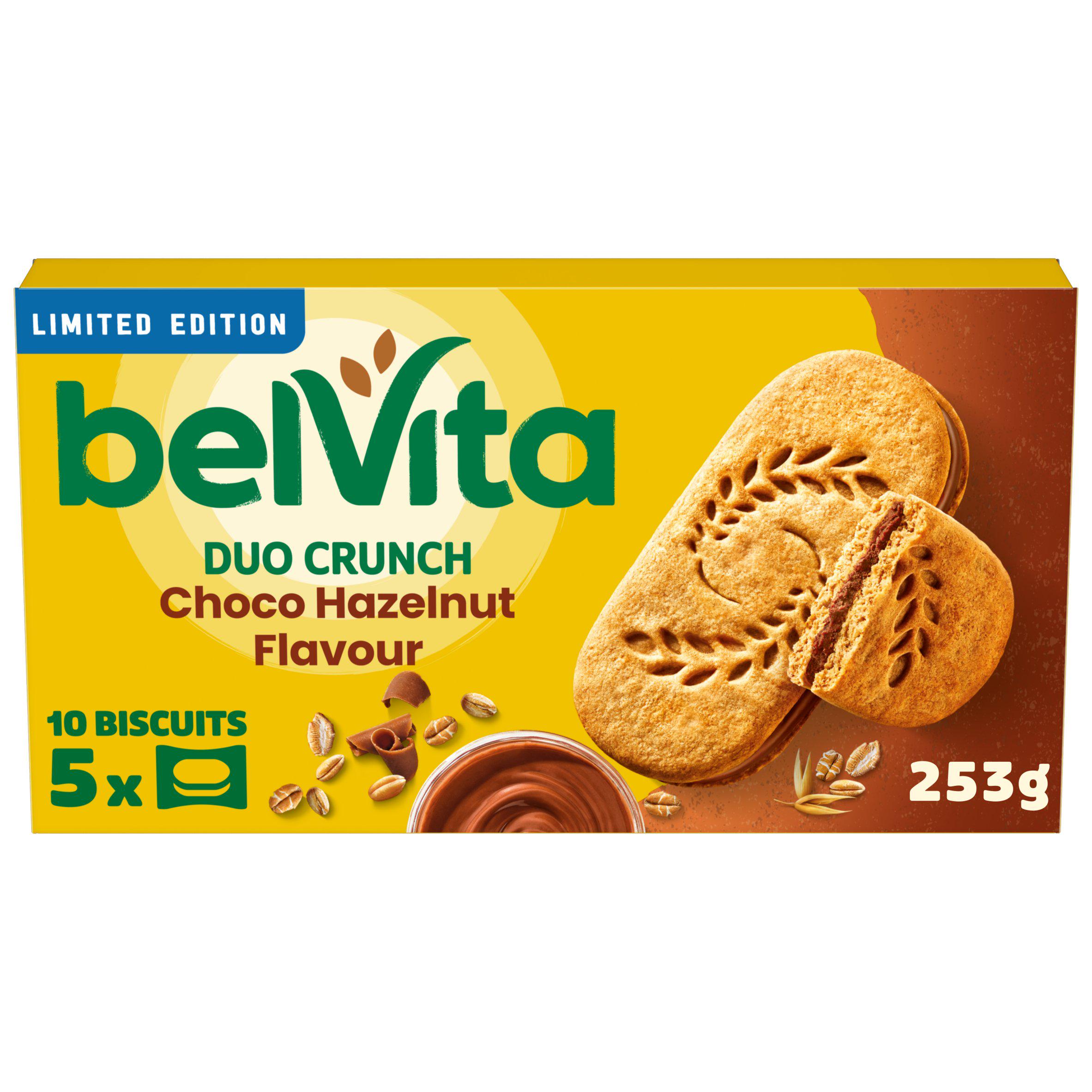 Belvita Sandwich 253g Chocolate Hazelnut Breakfast Biscuits
