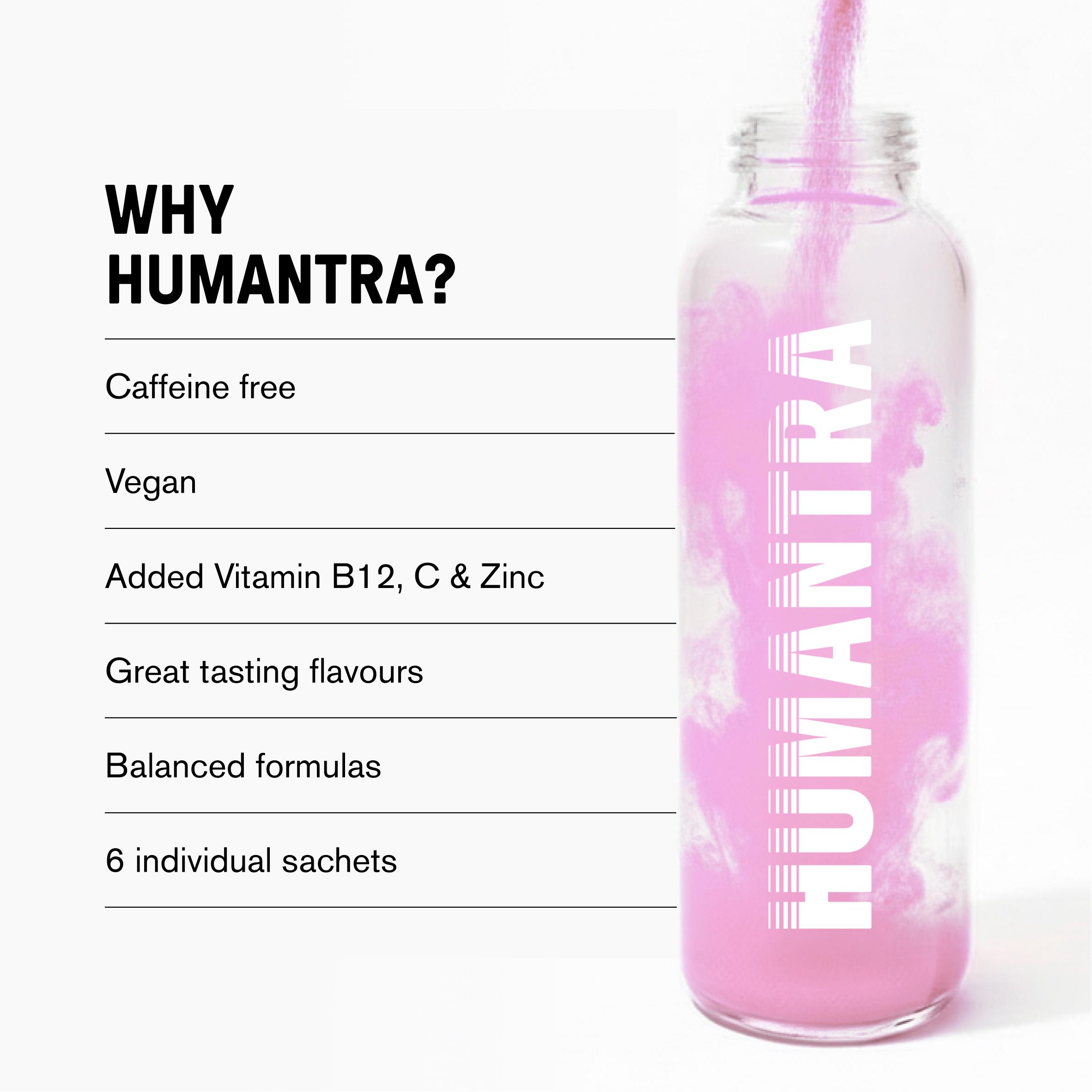 Humantra 6 x 3.9g Lychee Zero Sugar Electrolyte Drink Sachets thumbnail 3