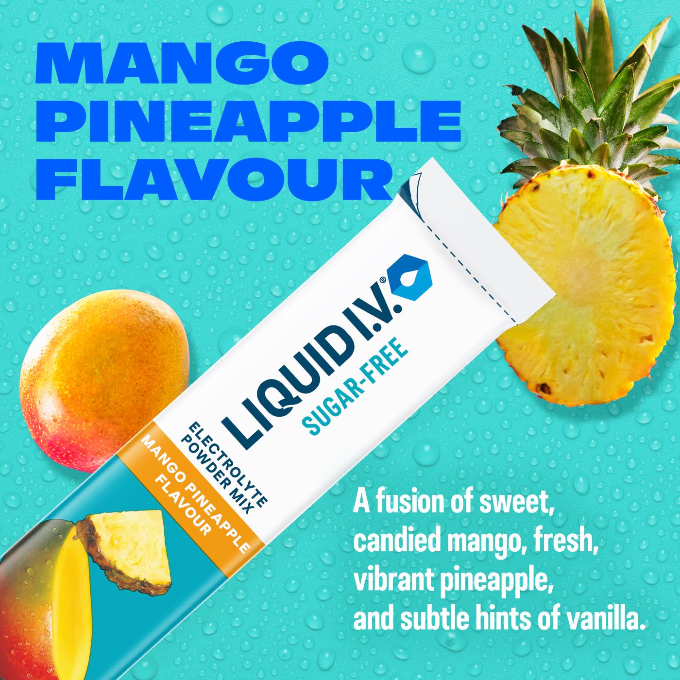 Liquid IV 6 x Sugar Free Mango Pineapple Electrolyte Powder Mix Sachets thumbnail 2