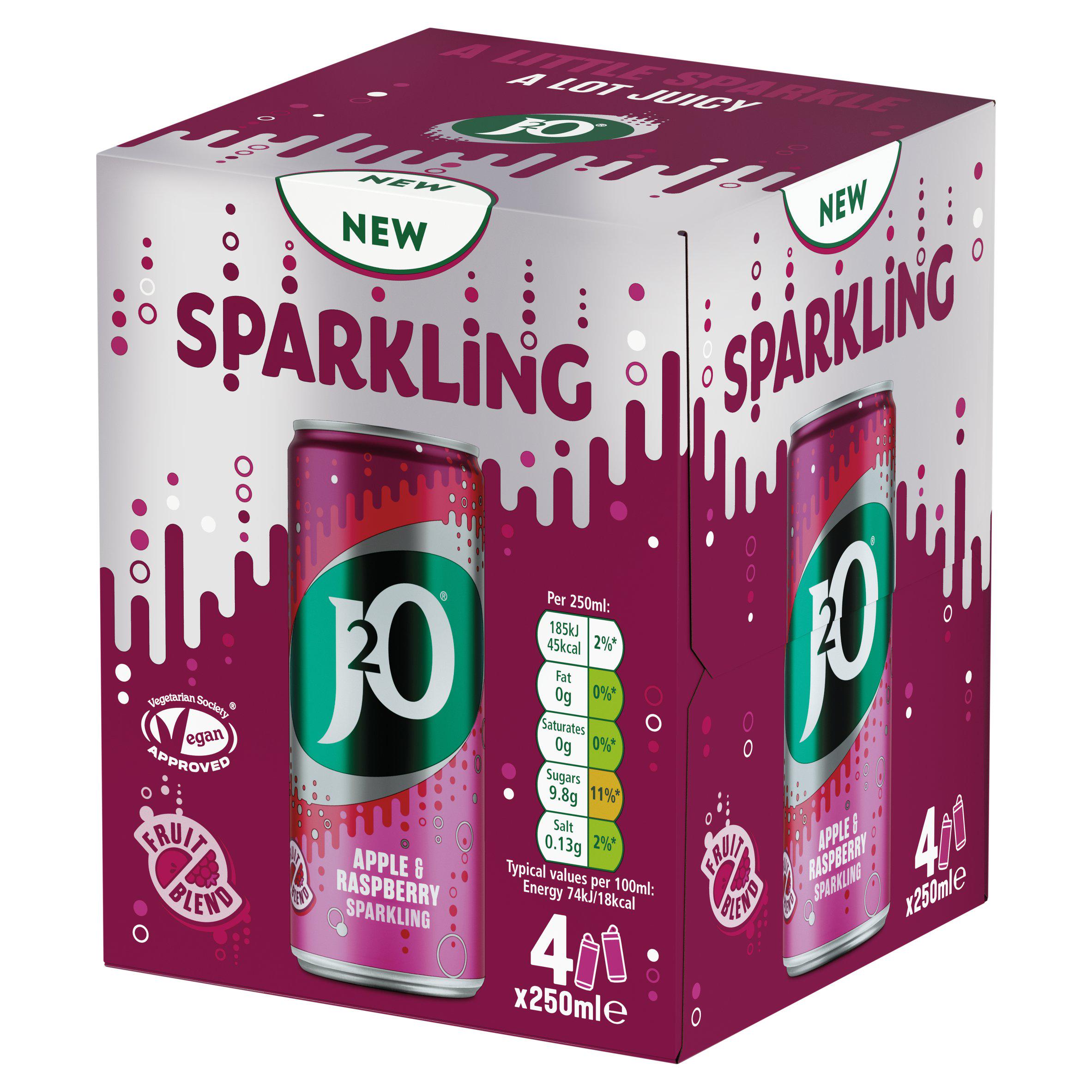 Sparkling Apple & Raspberry 4x250ml