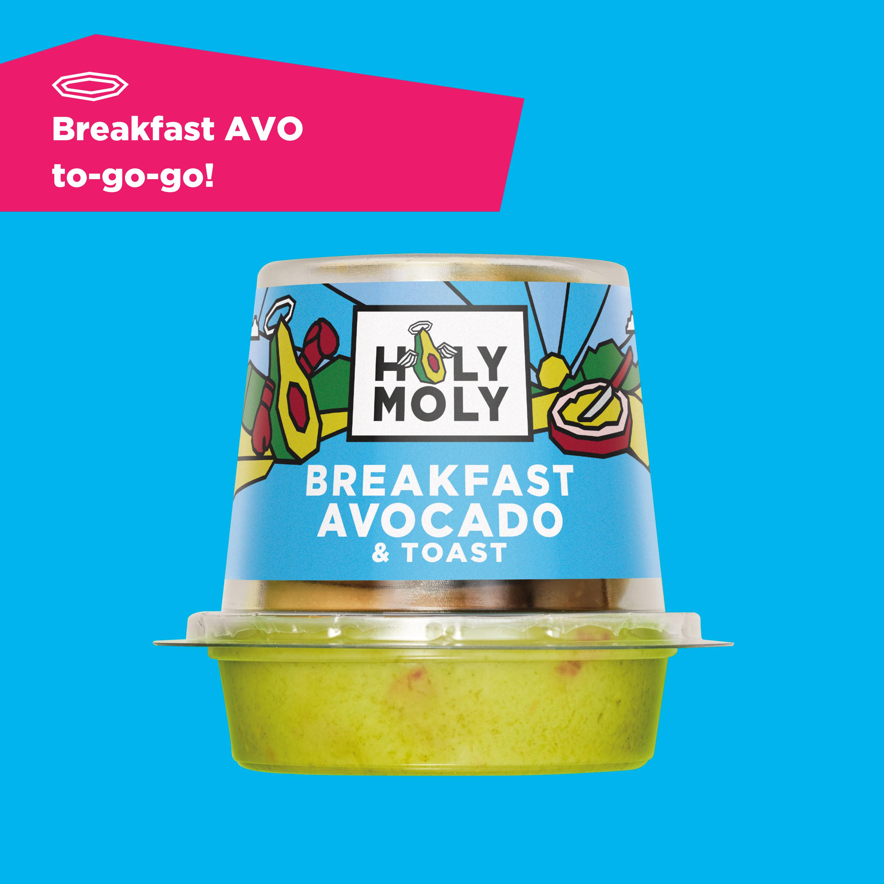 Holy Moly 75g Breakfast Avocado Dip & Toast thumbnail 2