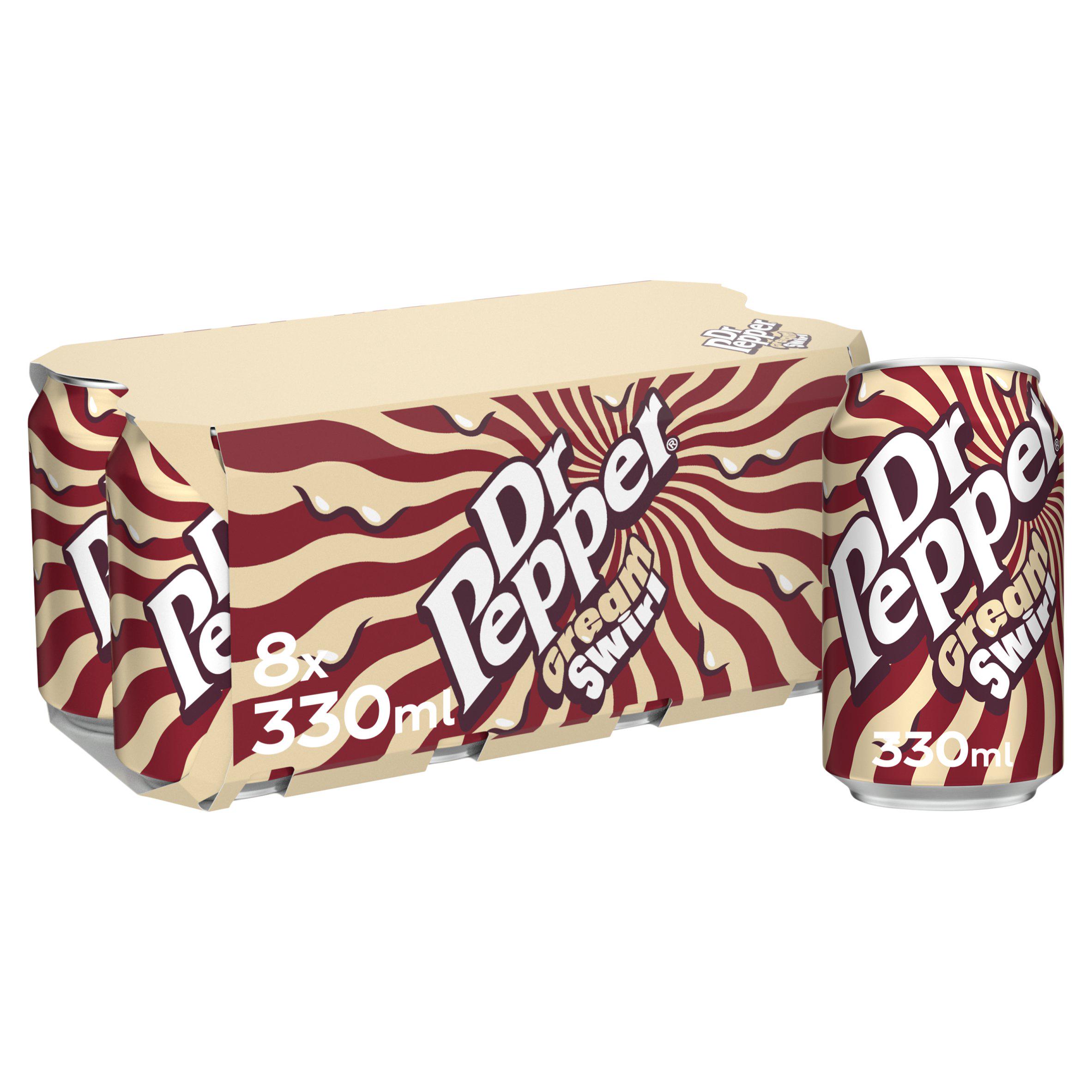 Dr Pepper Cream Swirl 8x330ml