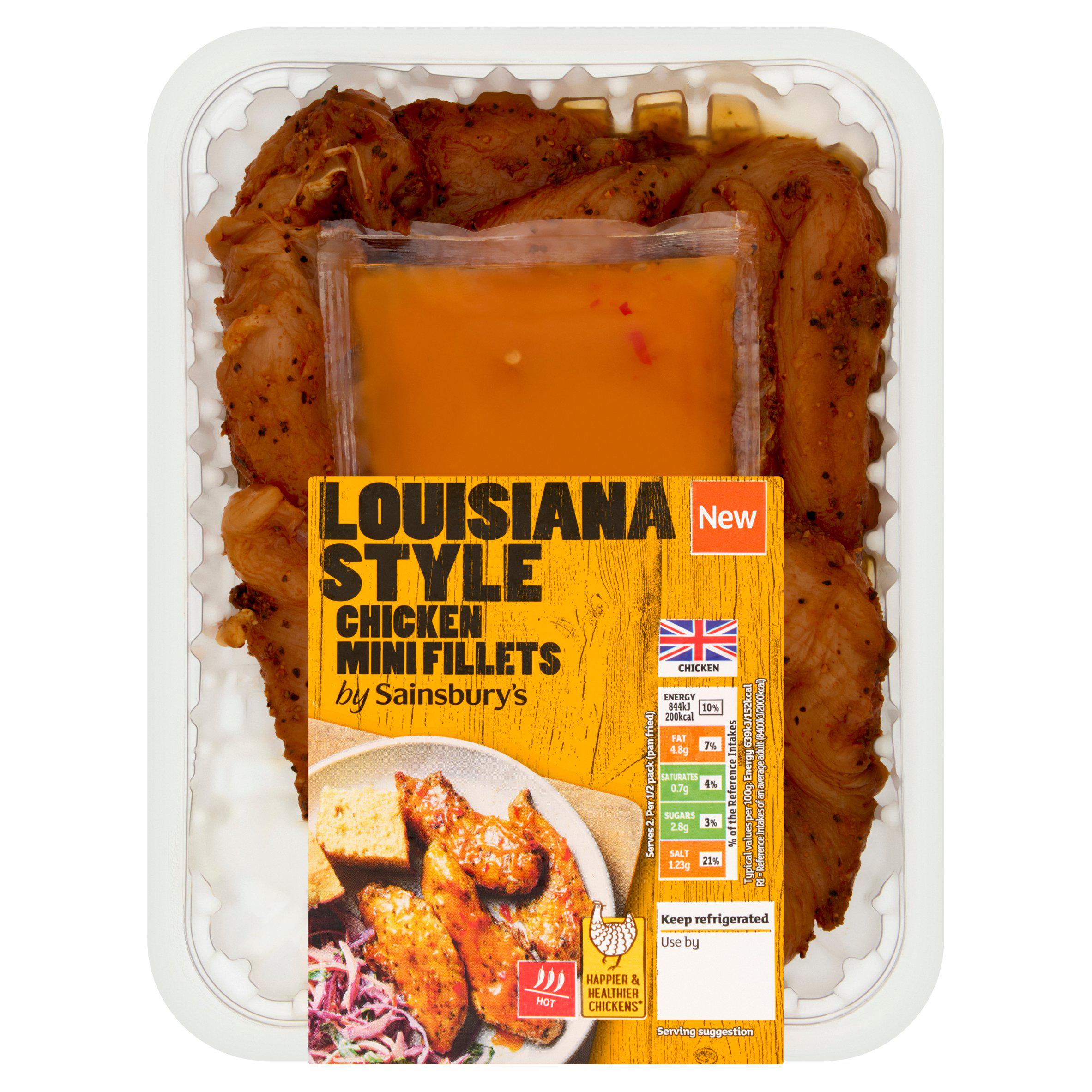 Sainsbury's Louisiana Style Chicken Mini Fillets 350g