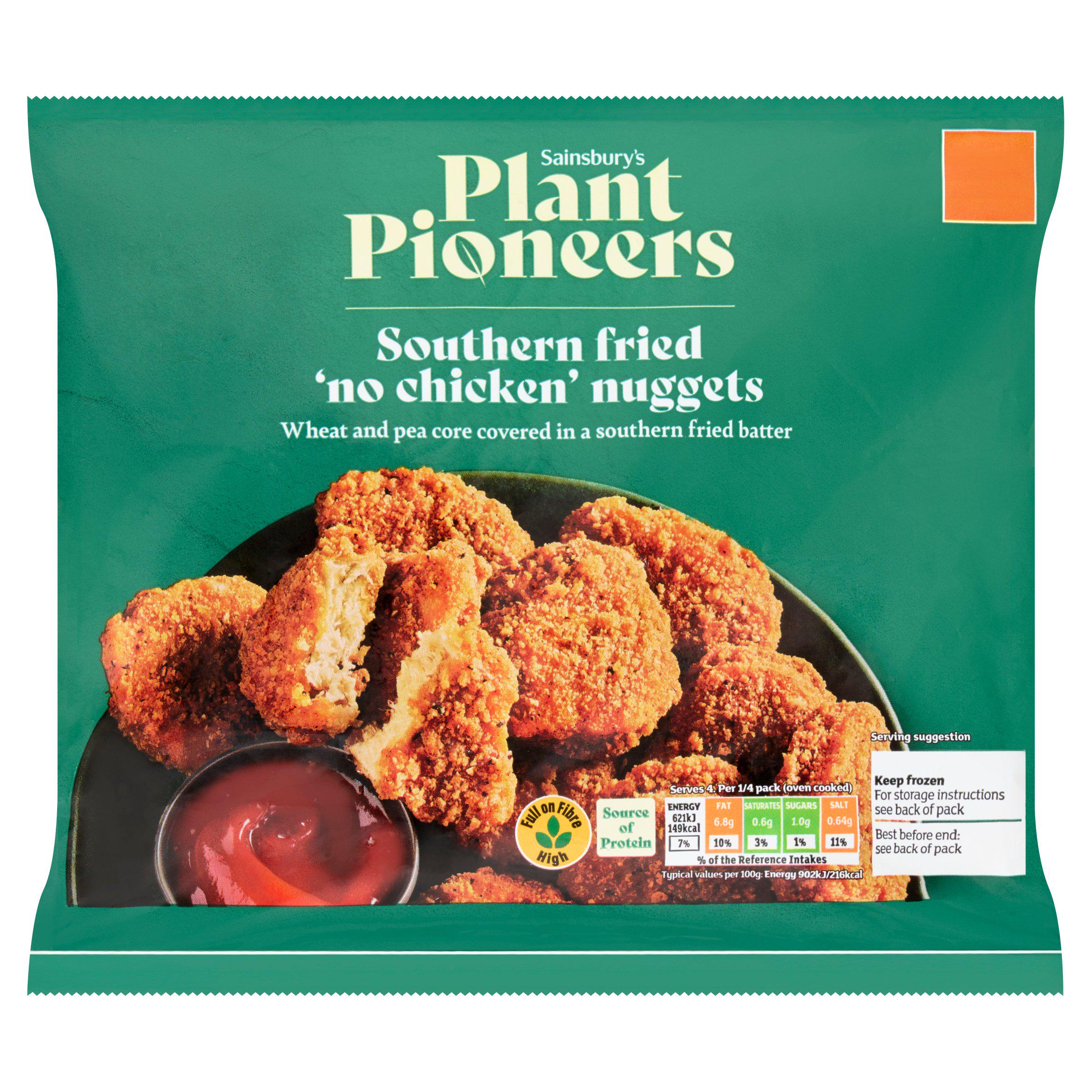 Sainsbury's Plant Pioneers Southern Fried 'No Chicken' Nuggets 300g