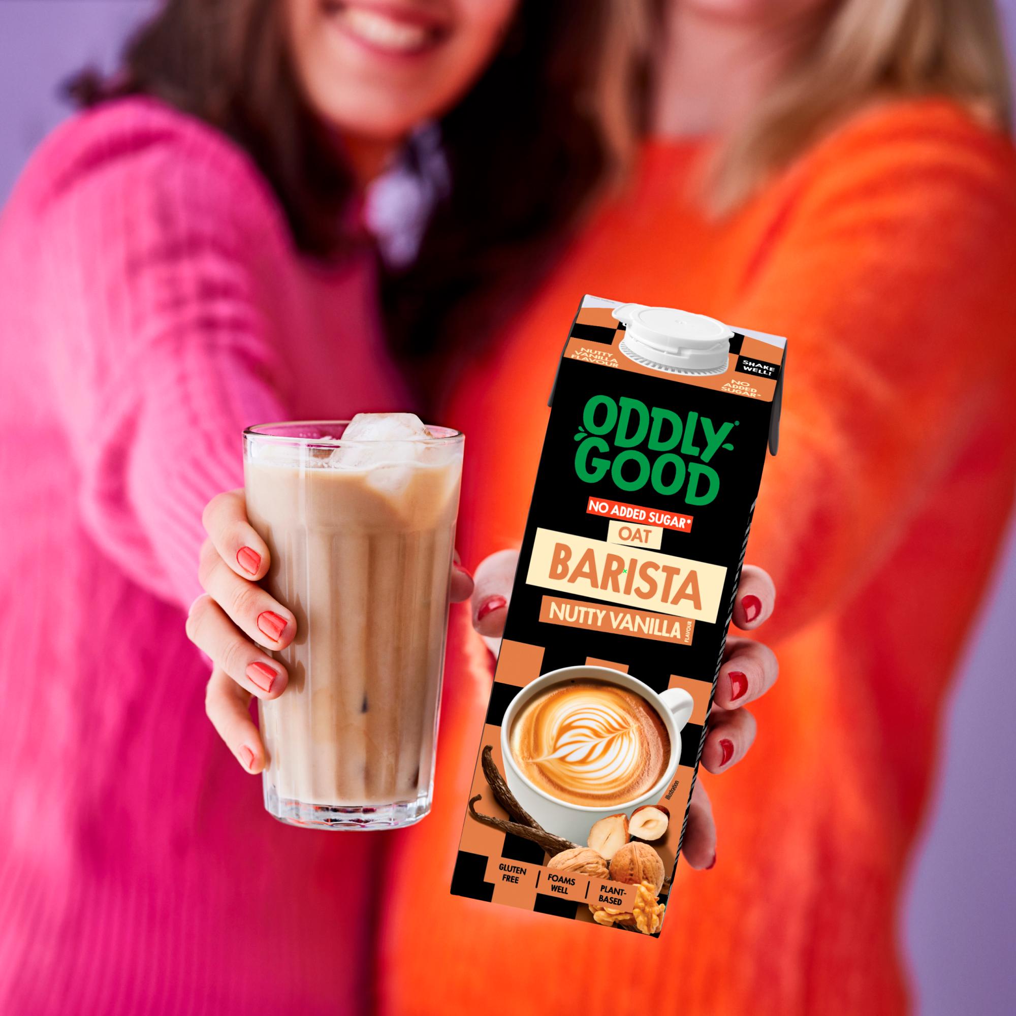 Oddlygood 1L Nutty Vanilla Flavour Oat Barista thumbnail 4