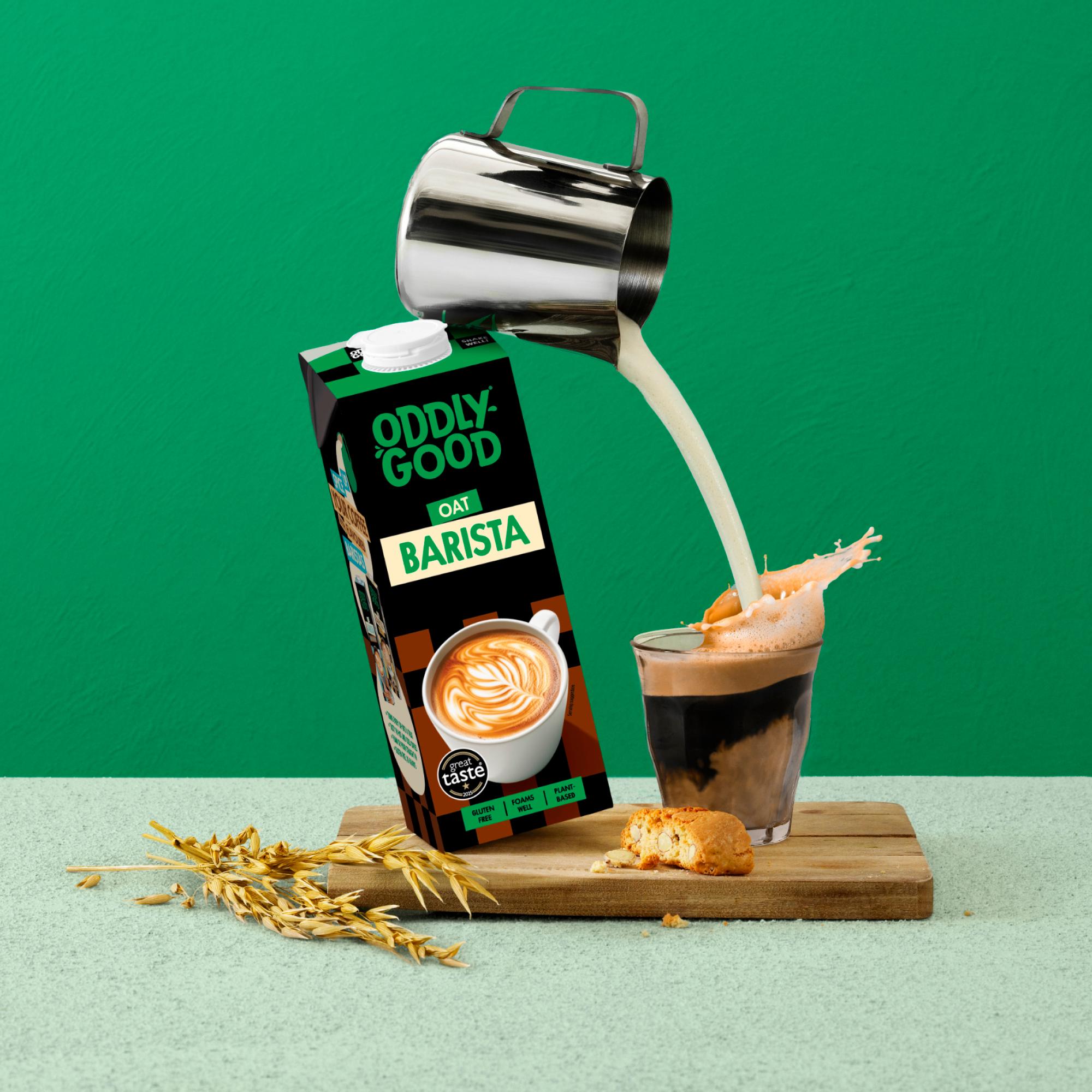 Oddlygood 1L Gluten Free Plant Based Barista Oat Drink thumbnail 4