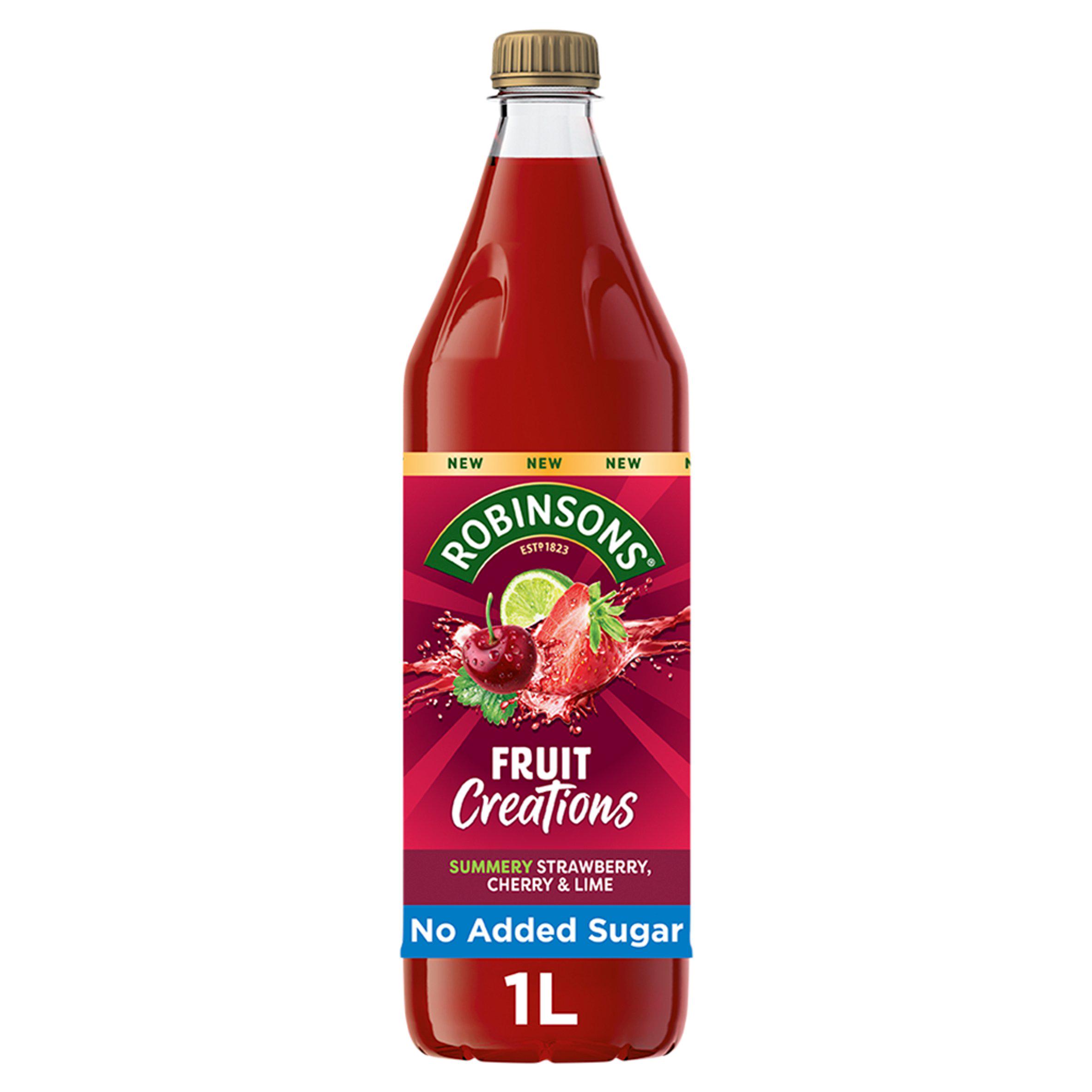 Robinsons Fruit Creations Summery Strawberry, Cherry & Lime 1L